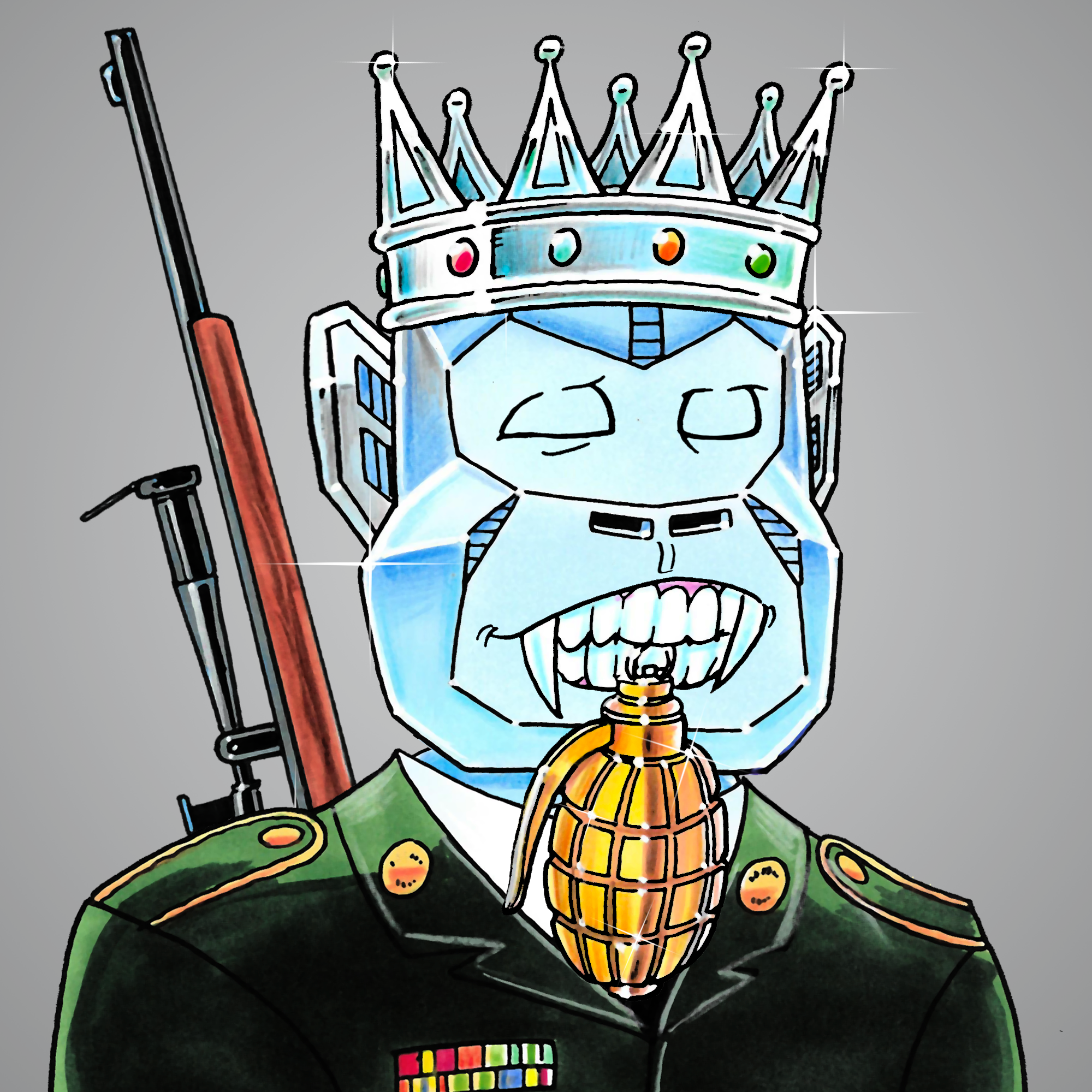 George Trosley - Jungle Freaks - Jungle Freak 2873 - NFT # 2873