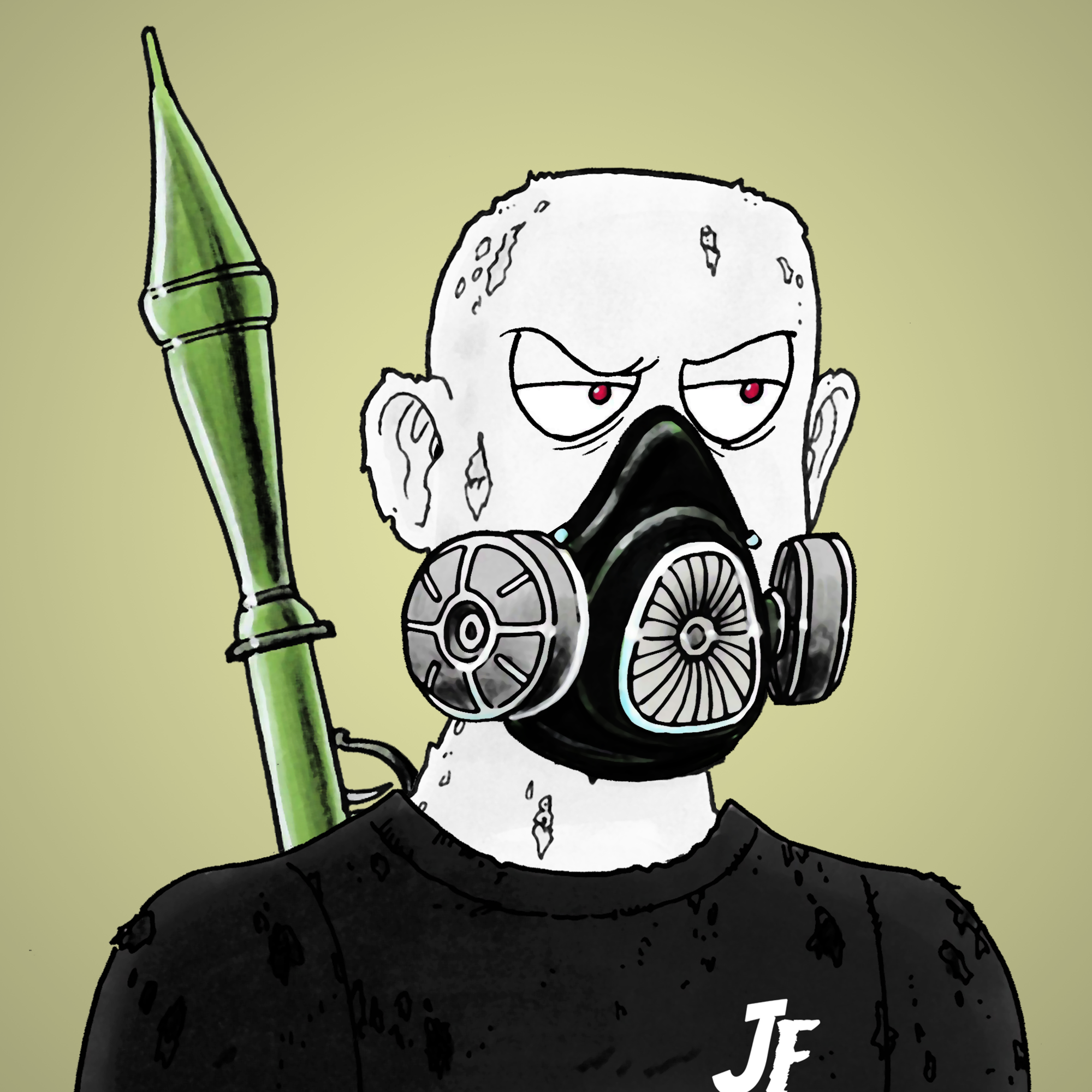 George Trosley - Jungle Freaks - Jungle Freak 2876 - NFT # 2876