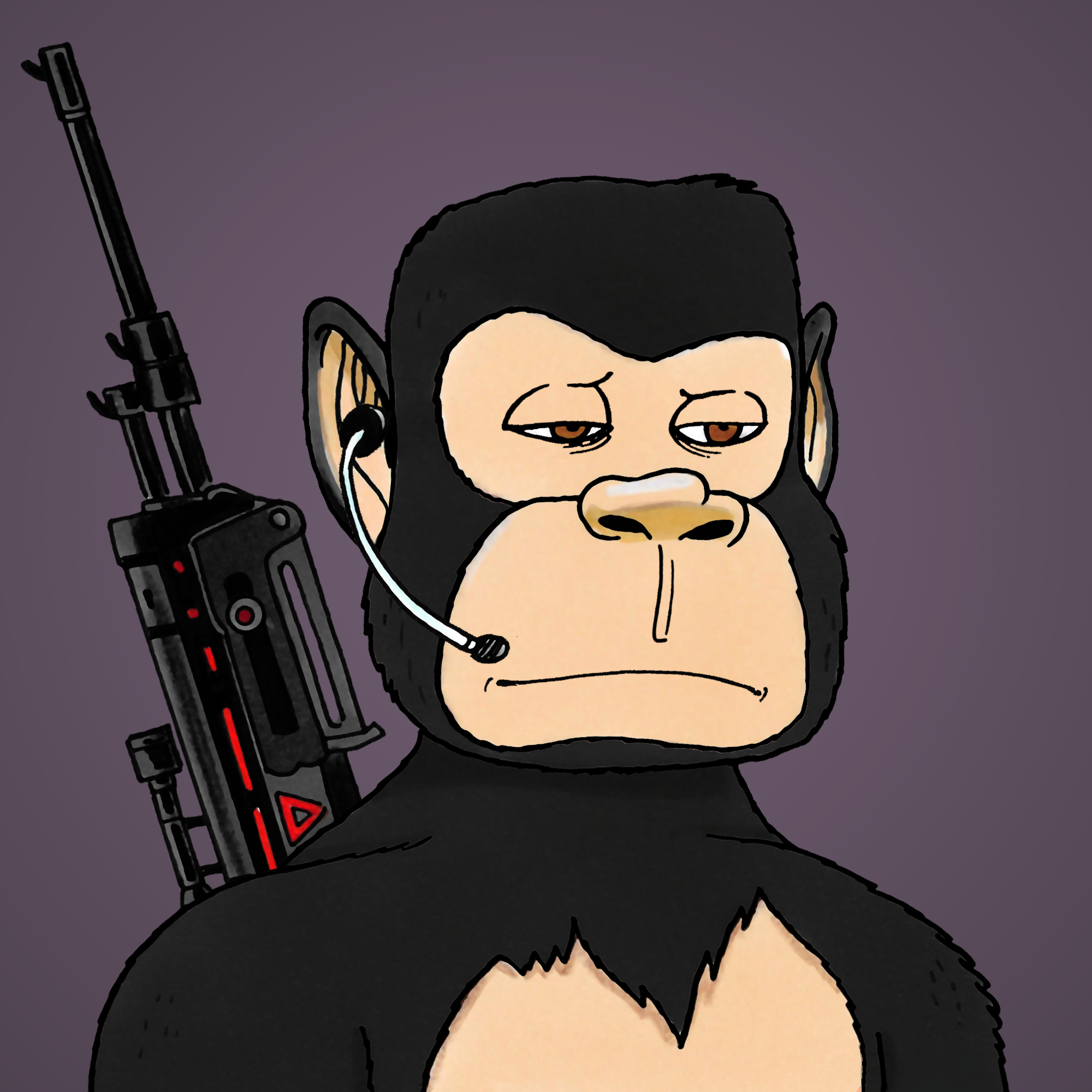 George Trosley - Jungle Freaks - Jungle Freak 2877 - NFT # 2877