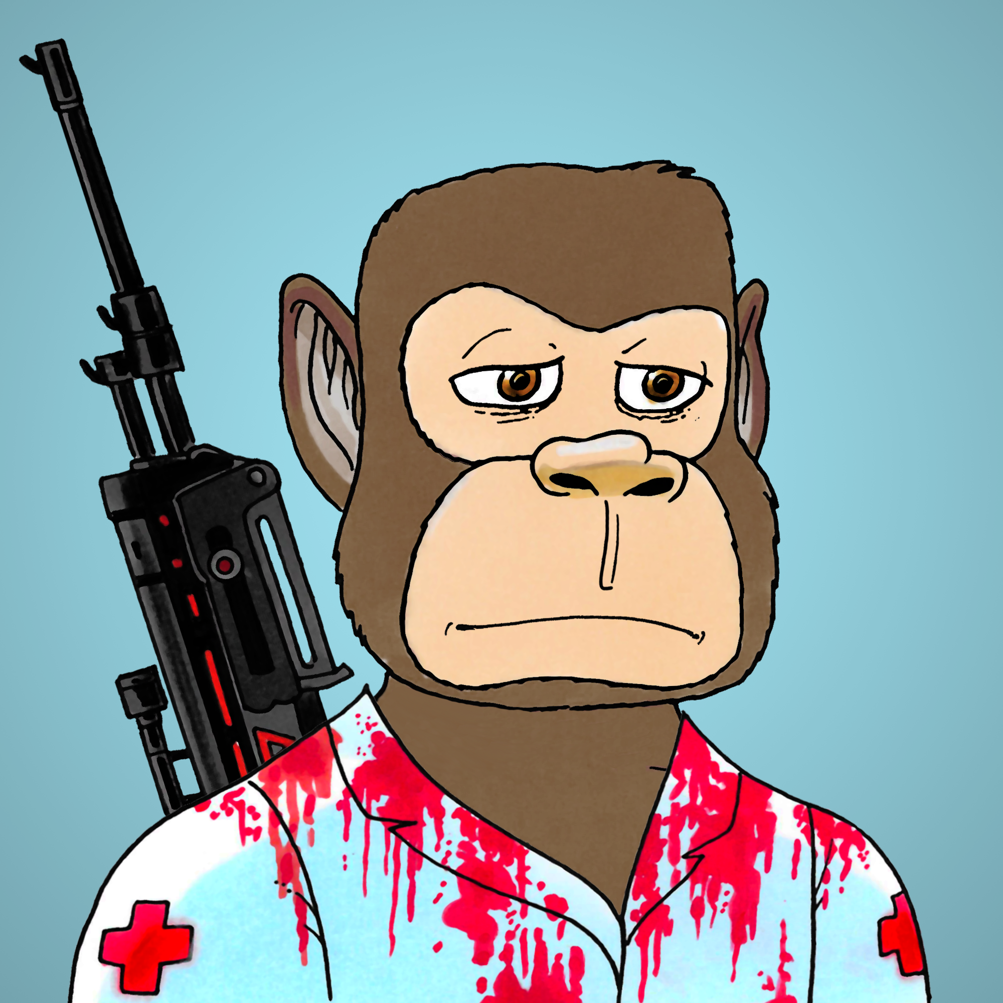 George Trosley - Jungle Freaks - Jungle Freak 2879 - NFT # 2879