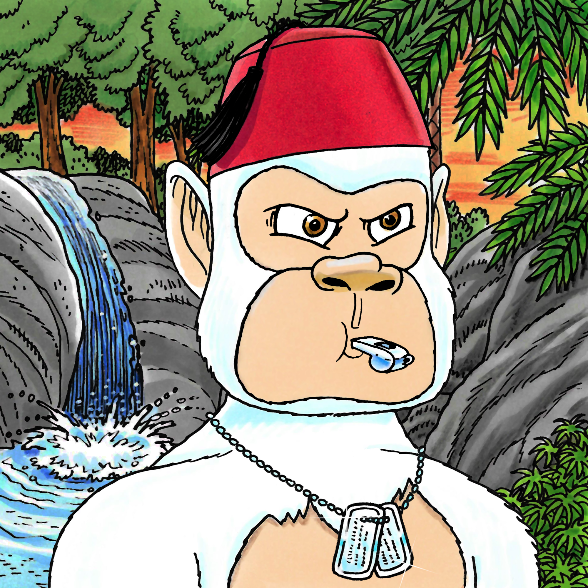 George Trosley - Jungle Freaks - Jungle Freak 2890 - NFT # 2890