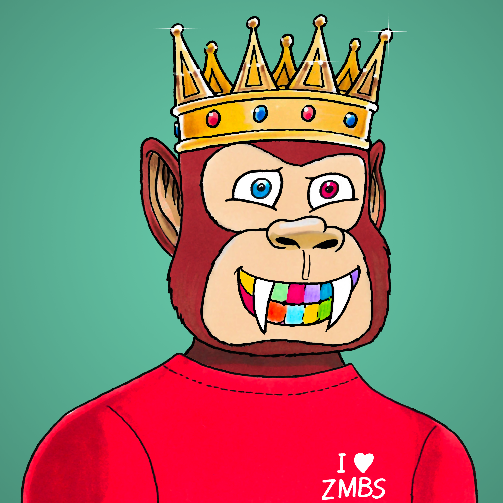 George Trosley - Jungle Freaks - Jungle Freak 2894 - NFT # 2894