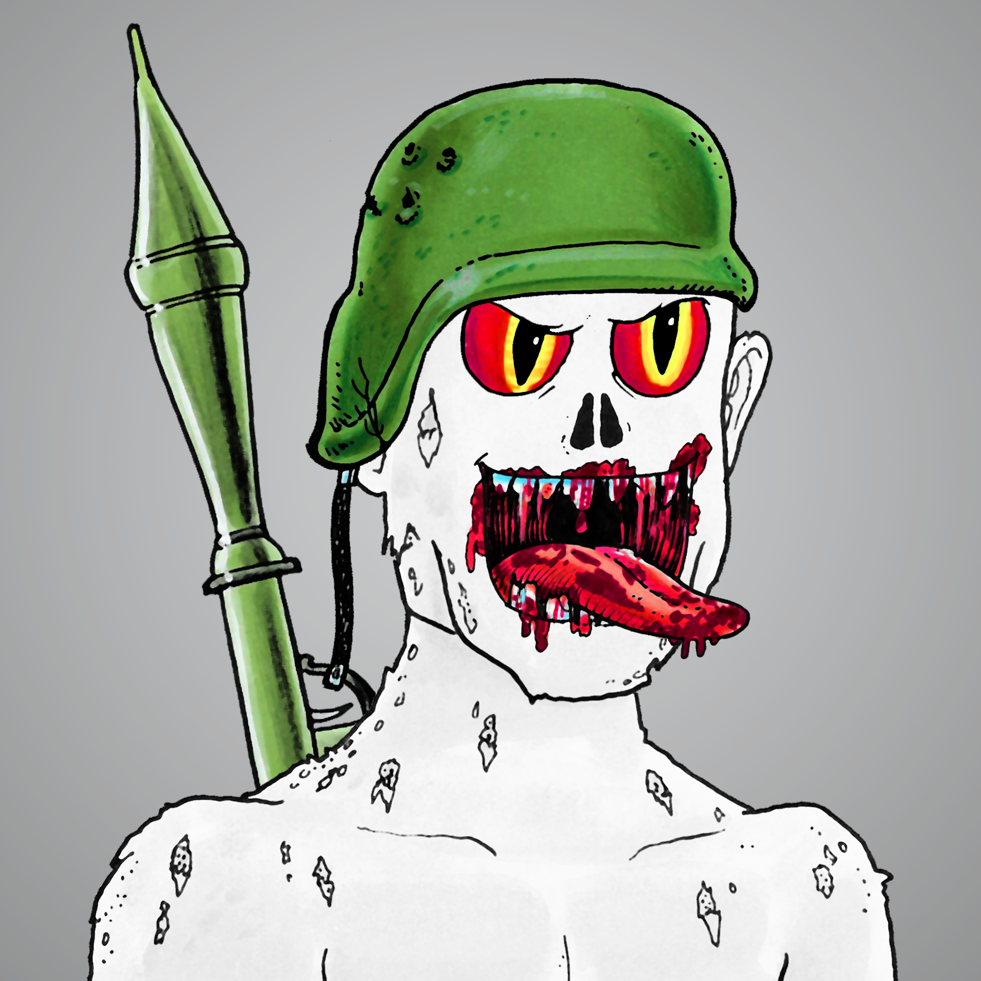 George Trosley - Jungle Freaks - Jungle Freak 2896 - NFT # 2896