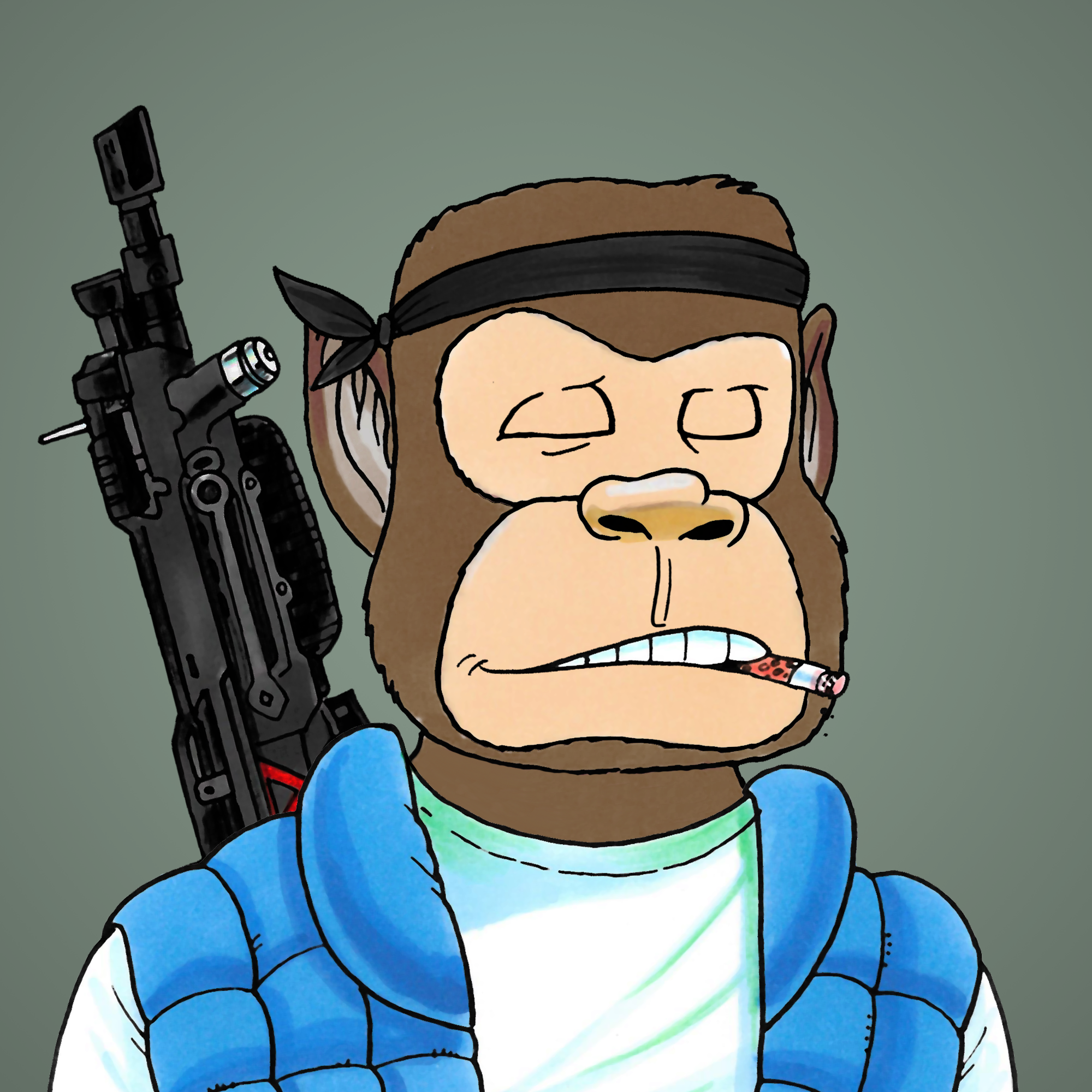 George Trosley - Jungle Freaks - Jungle Freak 2897 - NFT # 2897