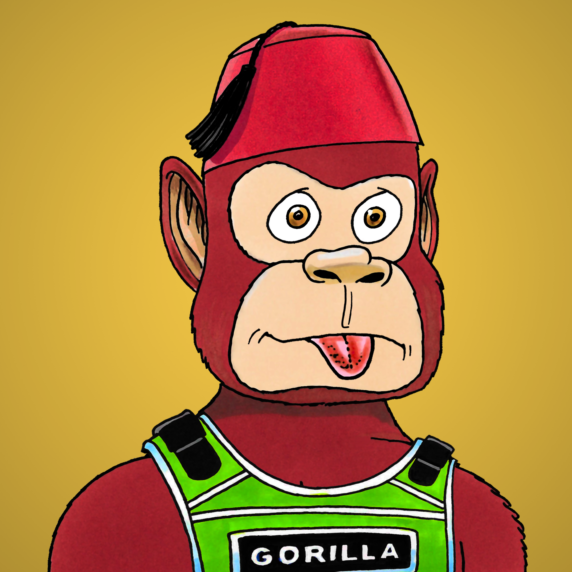 George Trosley - Jungle Freaks - Jungle Freak 2909 - NFT # 2909