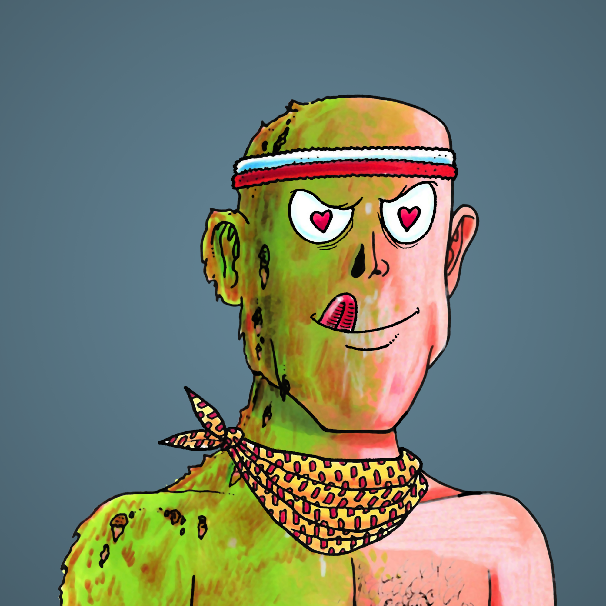 George Trosley - Jungle Freaks - Jungle Freak 2921 - NFT # 2921