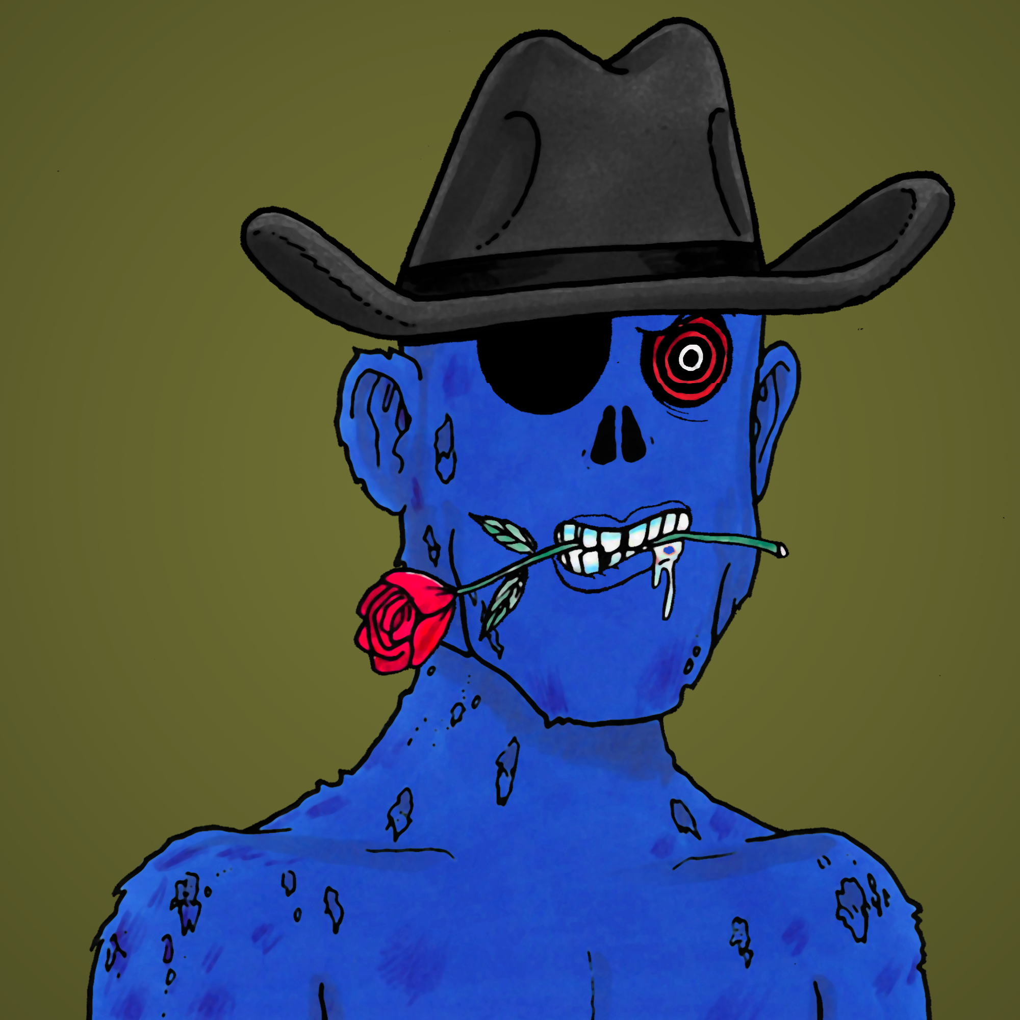 George Trosley - Jungle Freaks - Jungle Freak 2924 - NFT # 2924