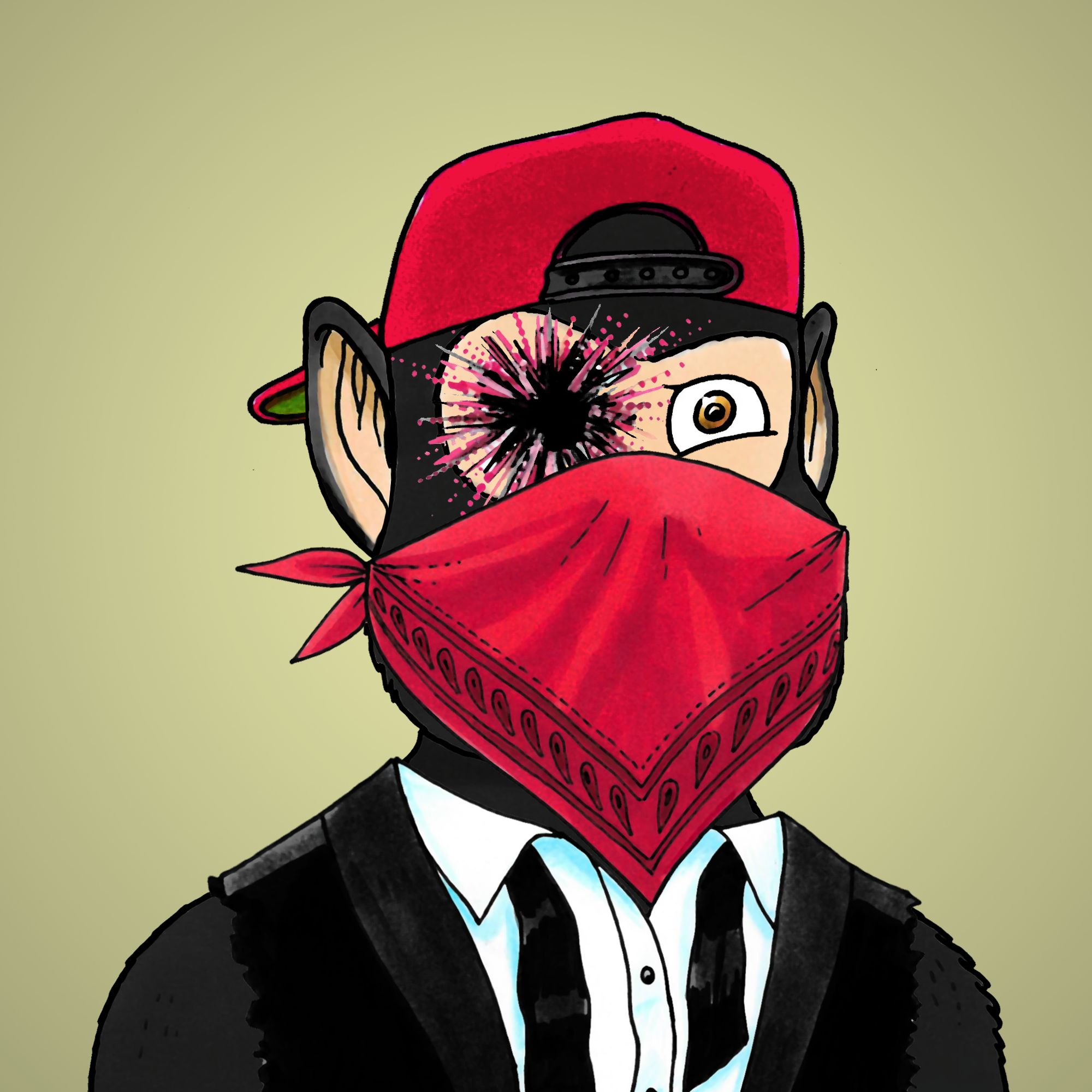 George Trosley - Jungle Freaks - Jungle Freak 2925 - NFT # 2925