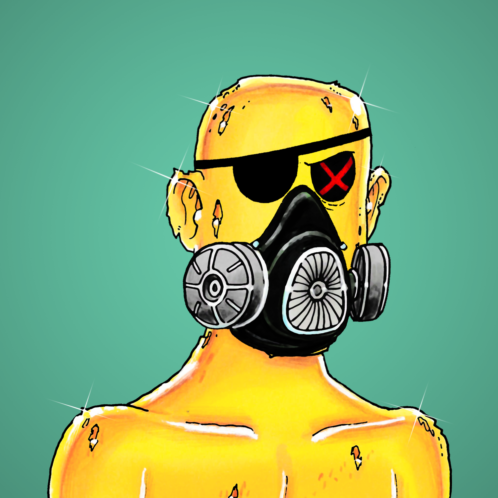 George Trosley - Jungle Freaks - Jungle Freak 2929 - NFT # 2929