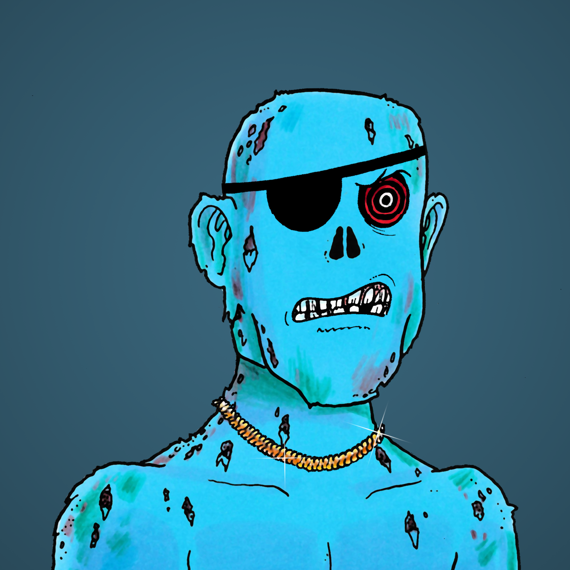 George Trosley - Jungle Freaks - Jungle Freak 2933 - NFT # 2933