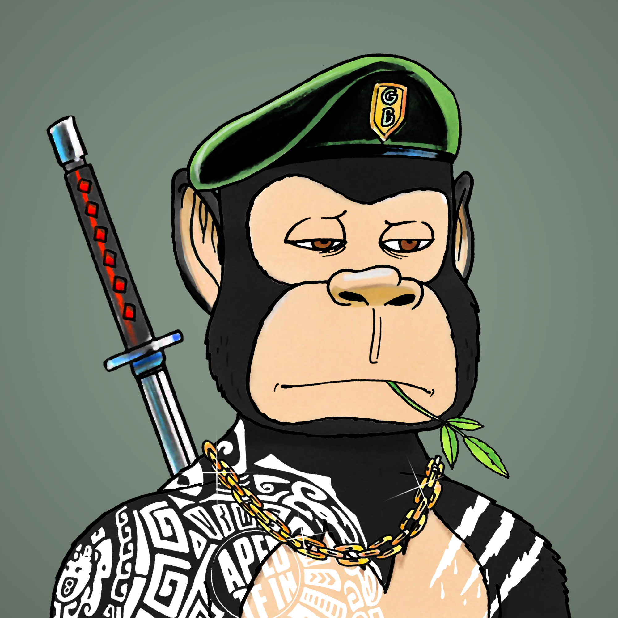 George Trosley - Jungle Freaks - Jungle Freak 2937 - NFT # 2937