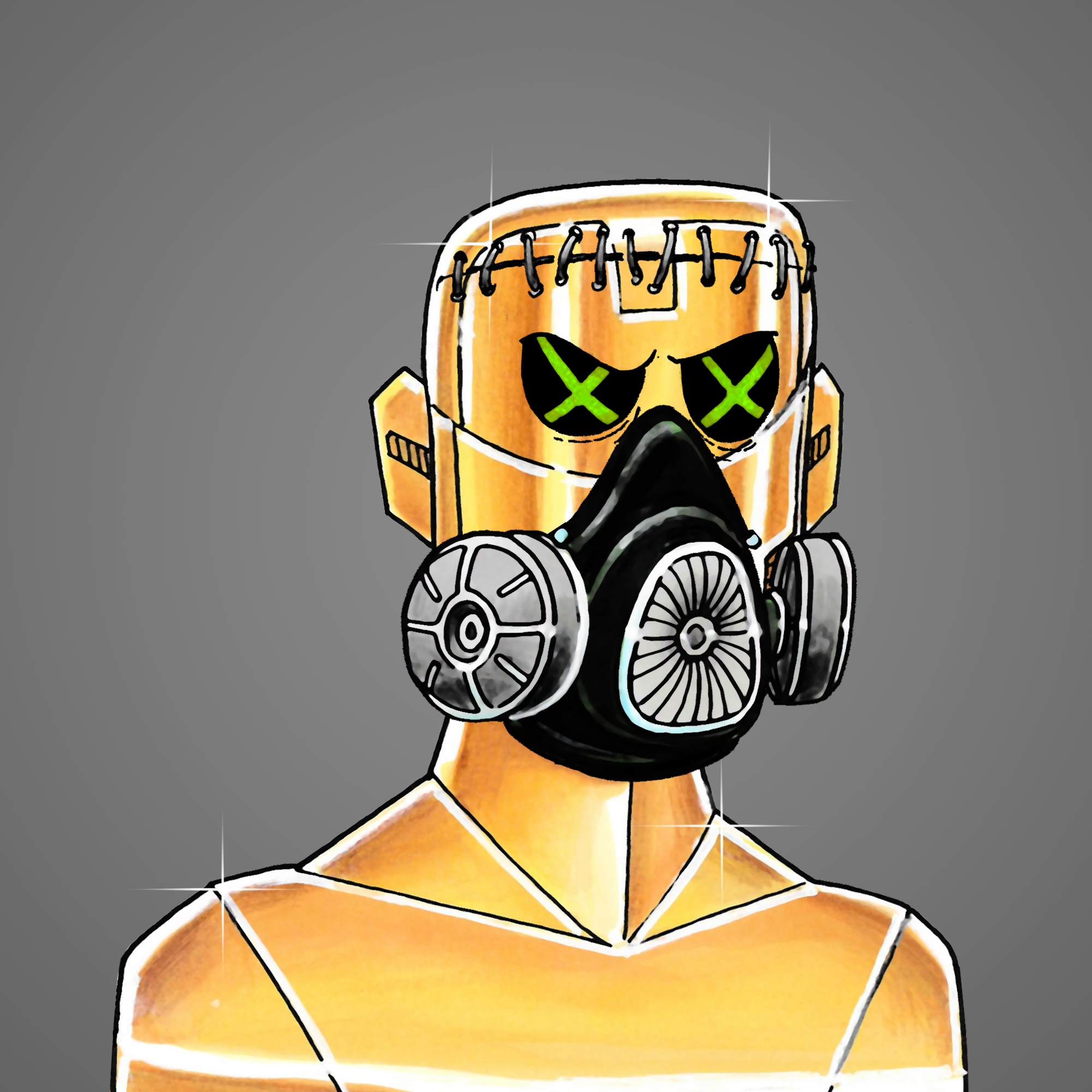 George Trosley - Jungle Freaks - Jungle Freak 2939 - NFT # 2939