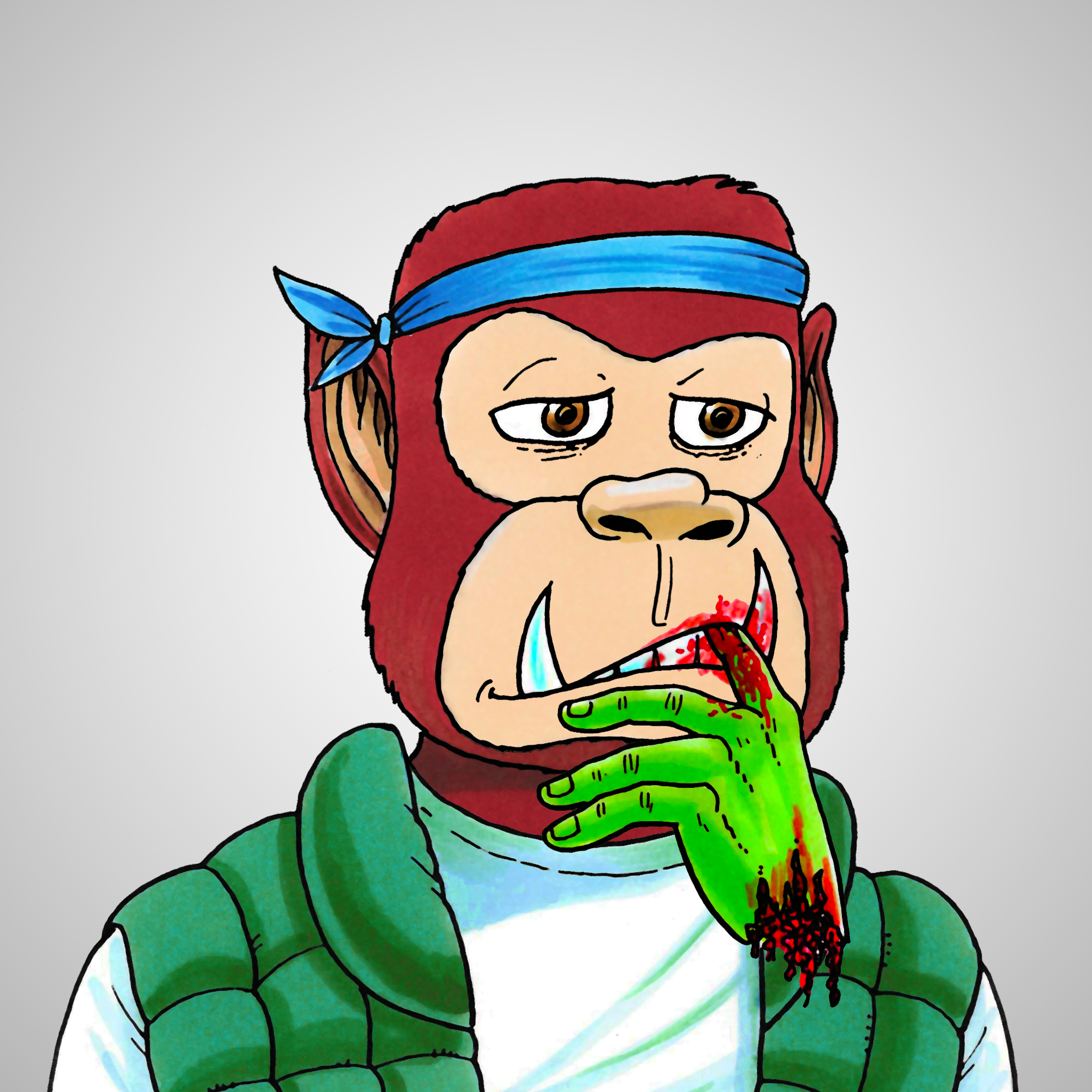 George Trosley - Jungle Freaks - Jungle Freak 2943 - NFT # 2943