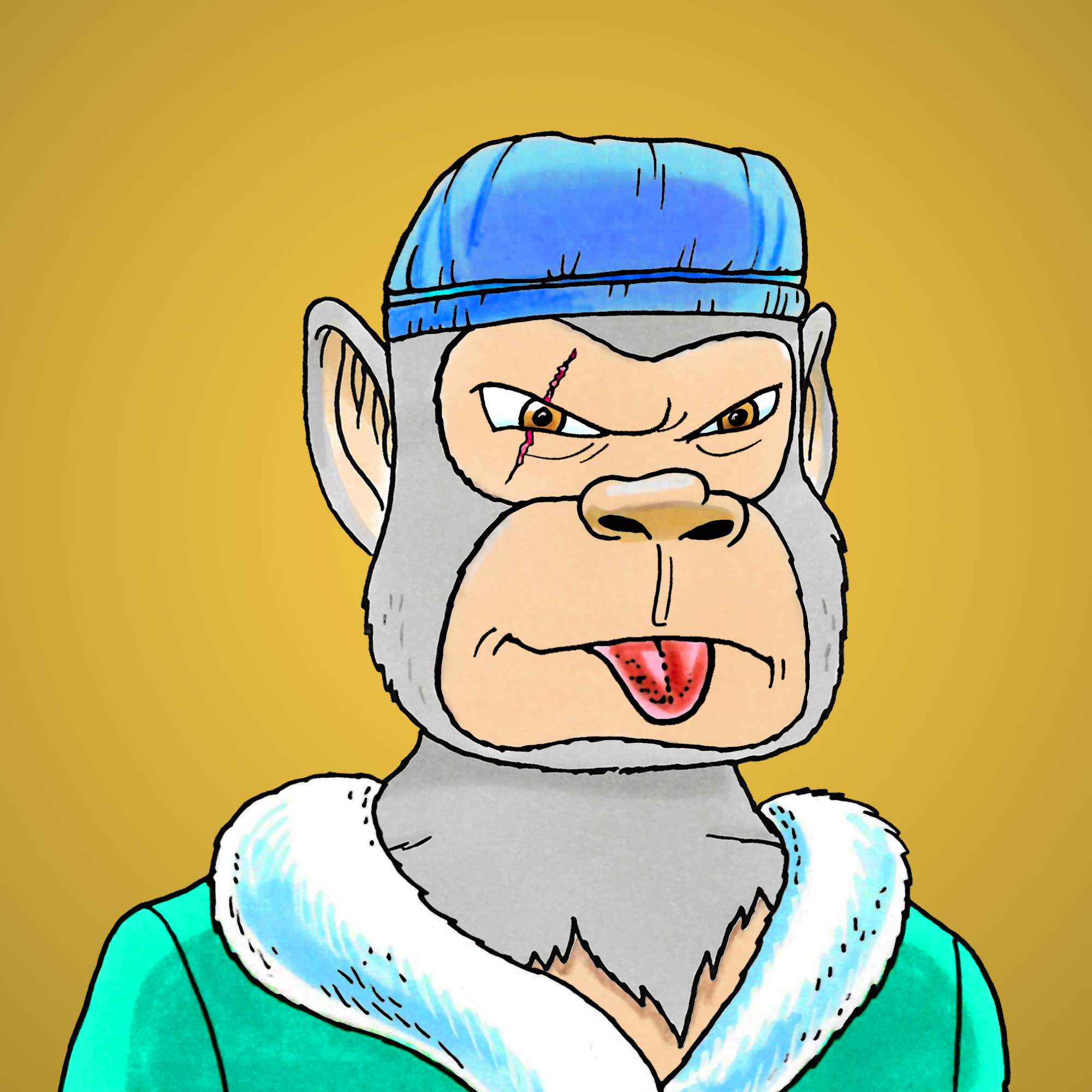 George Trosley - Jungle Freaks - Jungle Freak 2944 - NFT # 2944