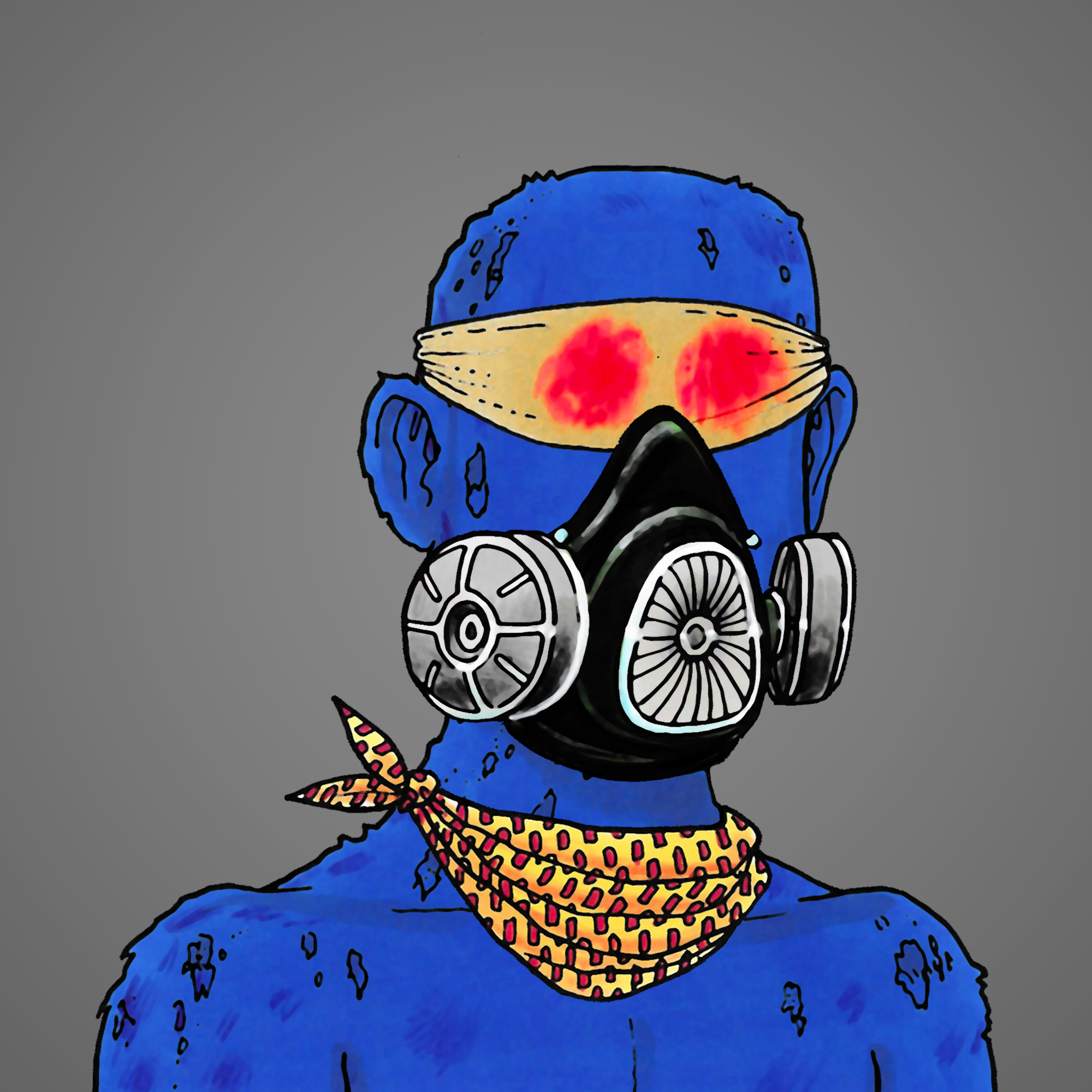 George Trosley - Jungle Freaks - Jungle Freak 2957 - NFT # 2957