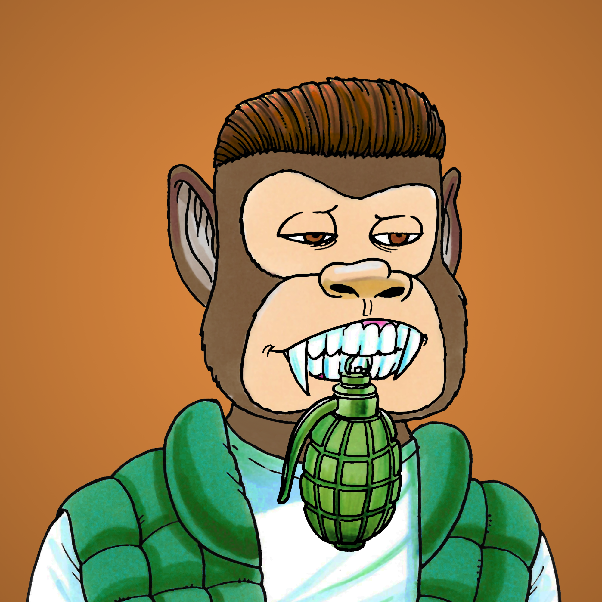 George Trosley - Jungle Freaks - Jungle Freak 2963 - NFT # 2963