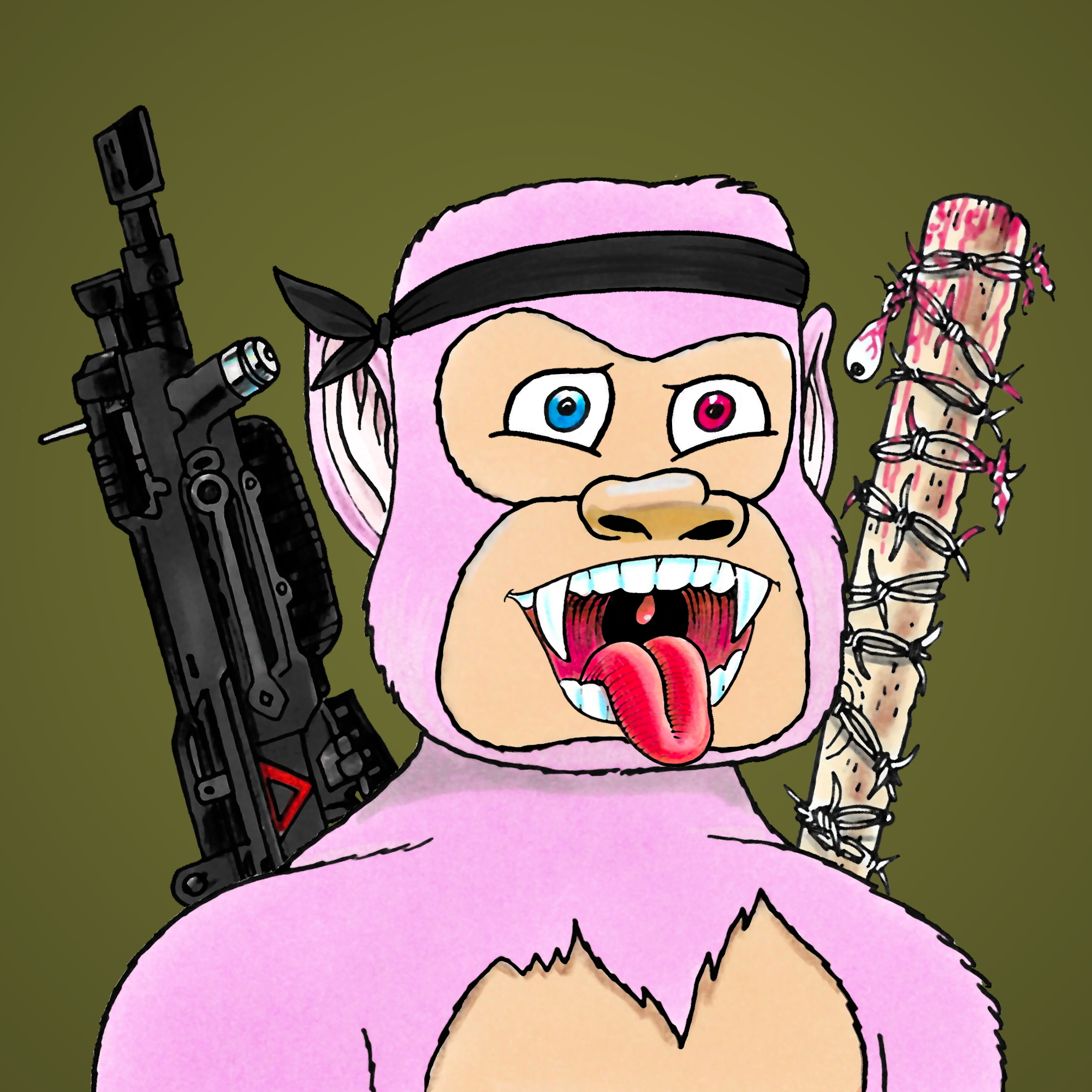 George Trosley - Jungle Freaks - Jungle Freak 297 - NFT # 297