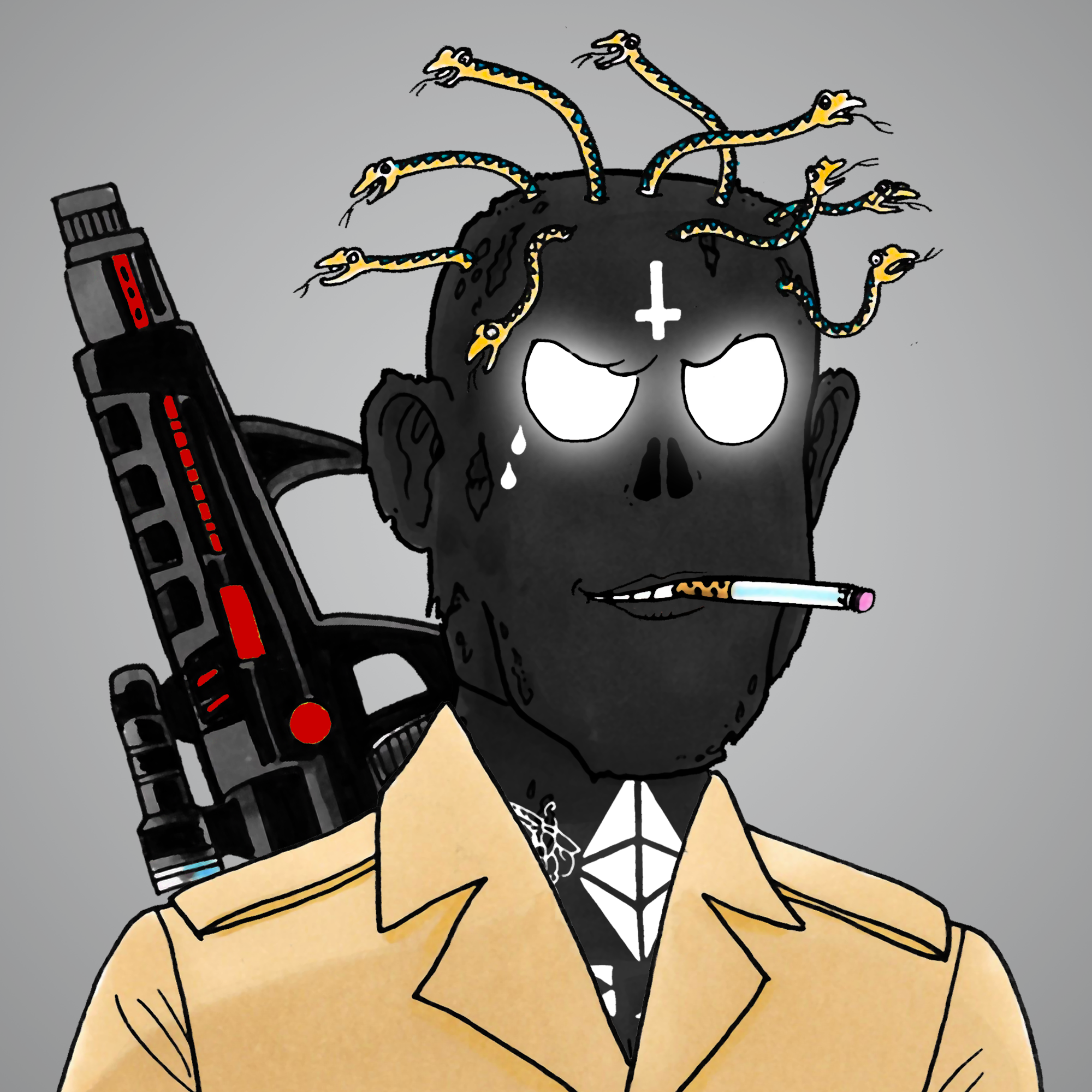 George Trosley - Jungle Freaks - Jungle Freak 2972 - NFT # 2972