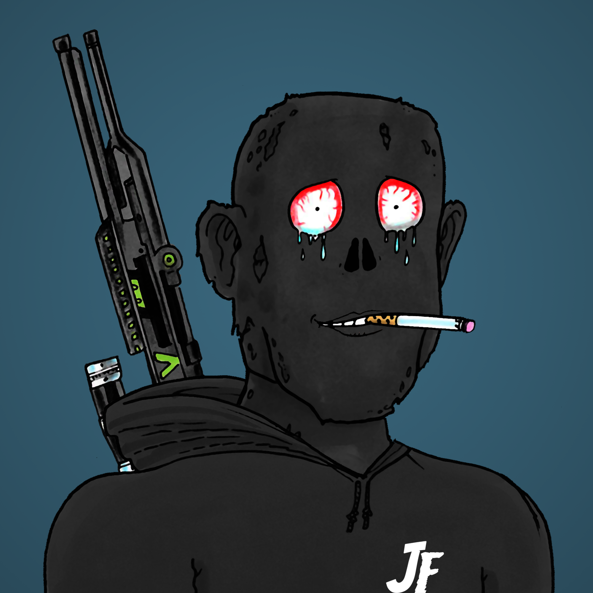 George Trosley - Jungle Freaks - Jungle Freak 2985 - NFT # 2985