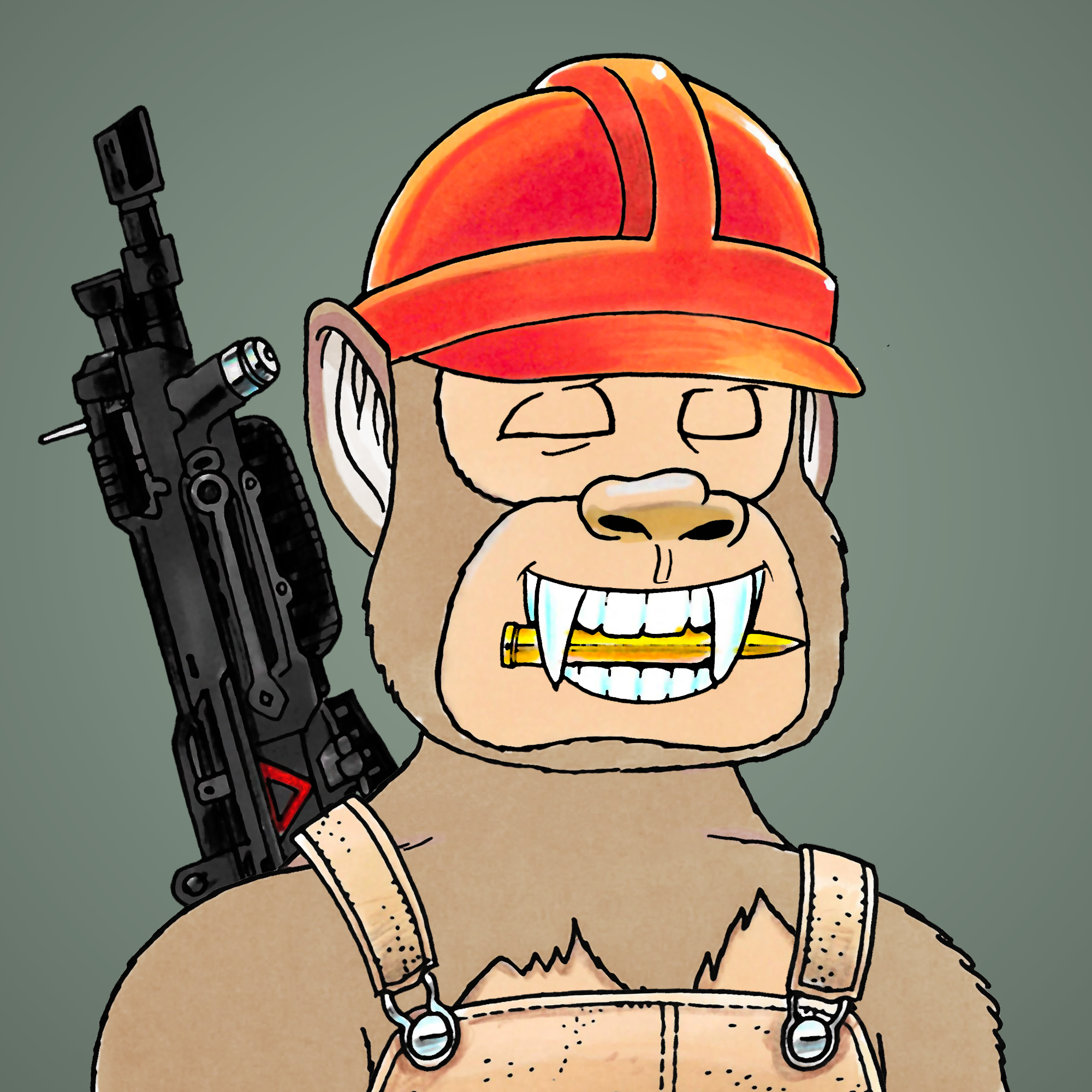 George Trosley - Jungle Freaks - Jungle Freak 2987 - NFT # 2987