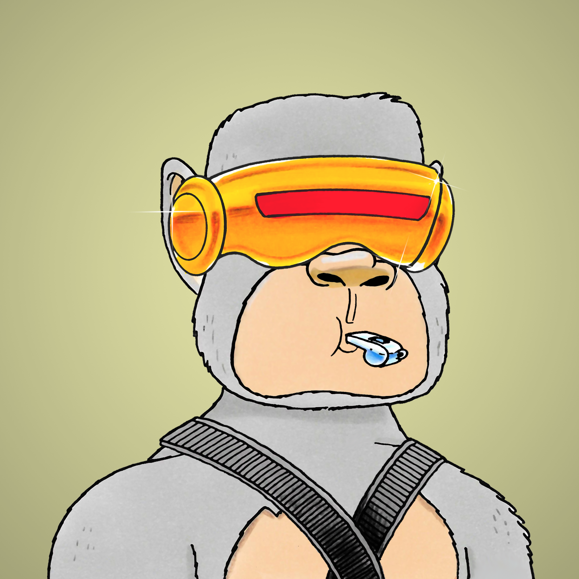 George Trosley - Jungle Freaks - Jungle Freak 2988 - NFT # 2988