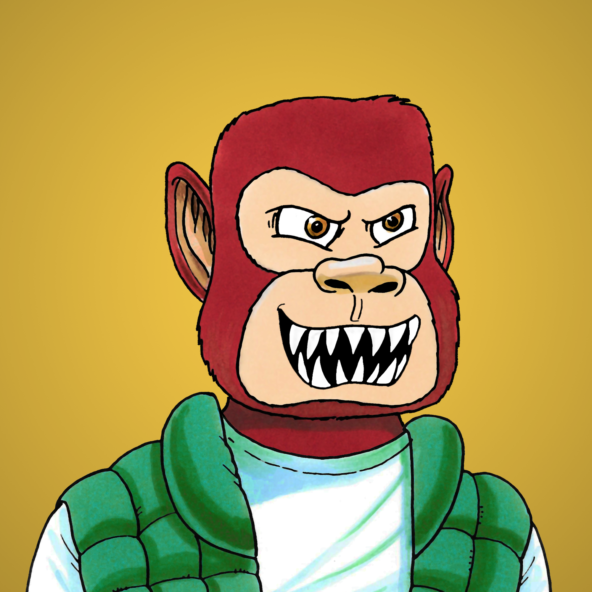 George Trosley - Jungle Freaks - Jungle Freak 2998 - NFT # 2998