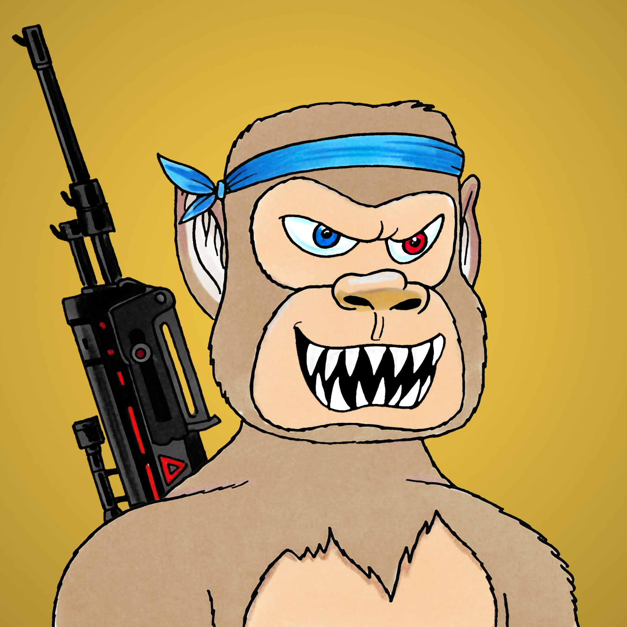 George Trosley - Jungle Freaks - Jungle Freak 2999 - NFT # 2999