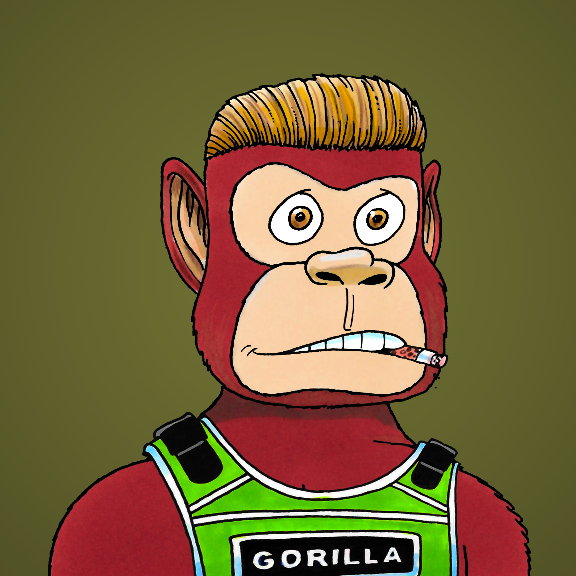 George Trosley - Jungle Freaks - Jungle Freak 30 - NFT # 30