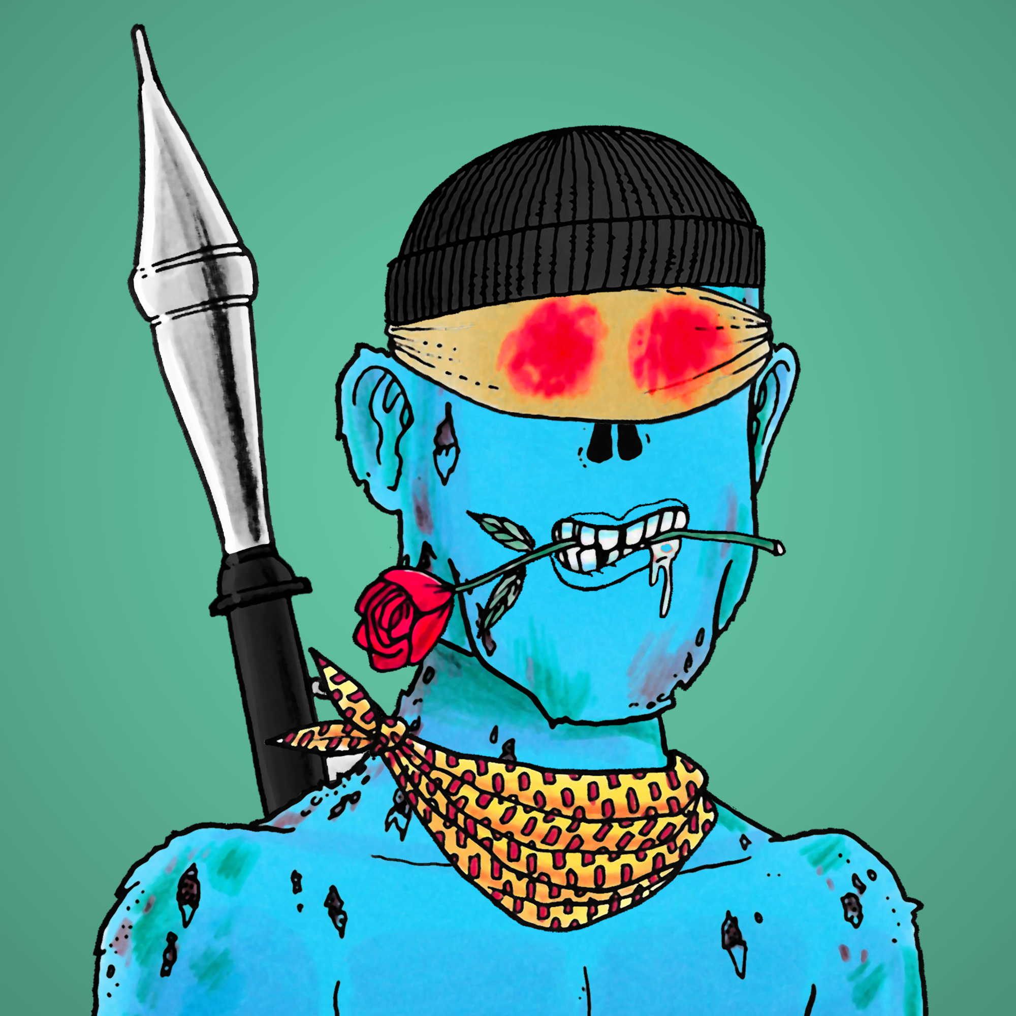 George Trosley - Jungle Freaks - Jungle Freak 3002 - NFT # 3002