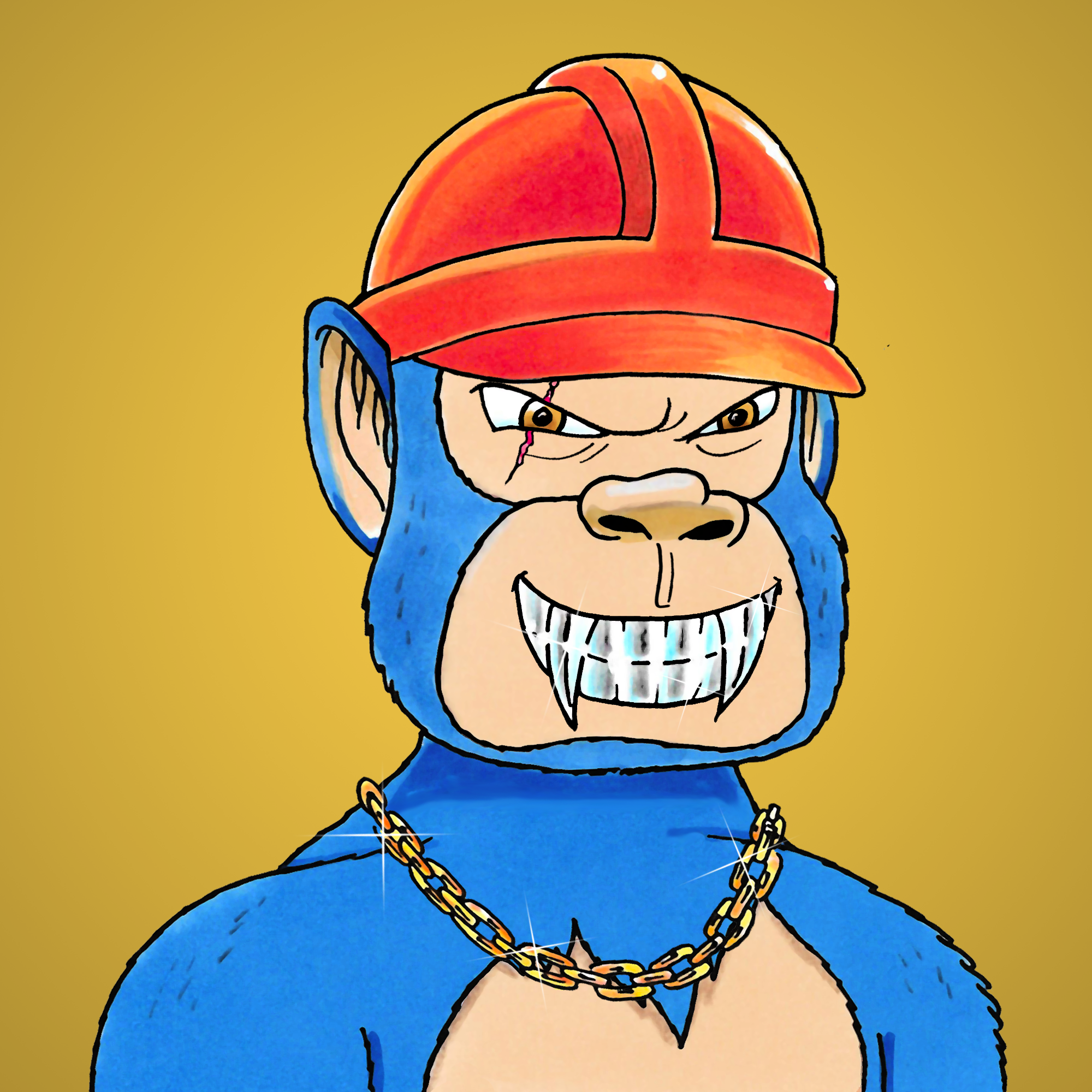 George Trosley - Jungle Freaks - Jungle Freak 3007 - NFT # 3007