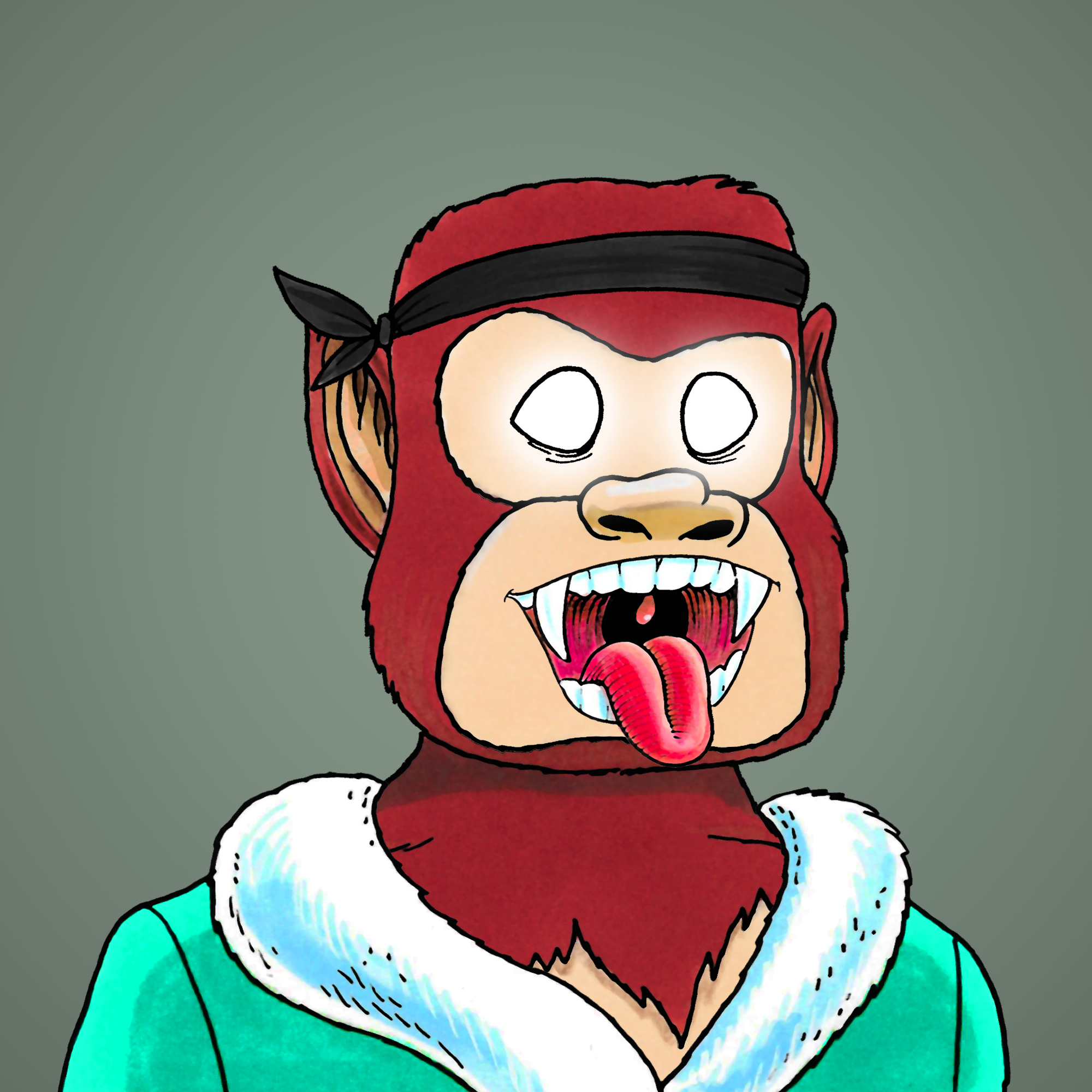 George Trosley - Jungle Freaks - Jungle Freak 3008 - NFT # 3008