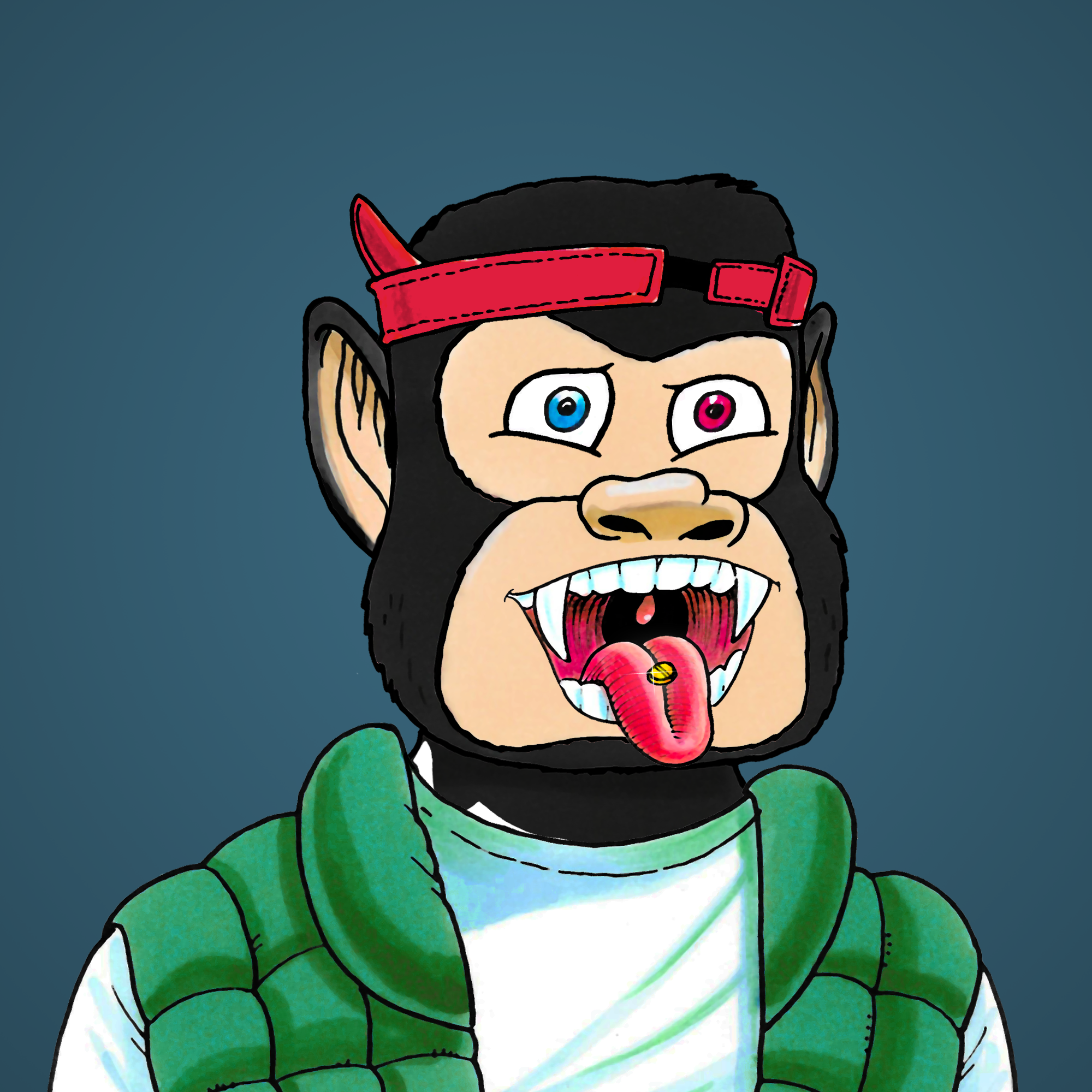 George Trosley - Jungle Freaks - Jungle Freak 3009 - NFT # 3009