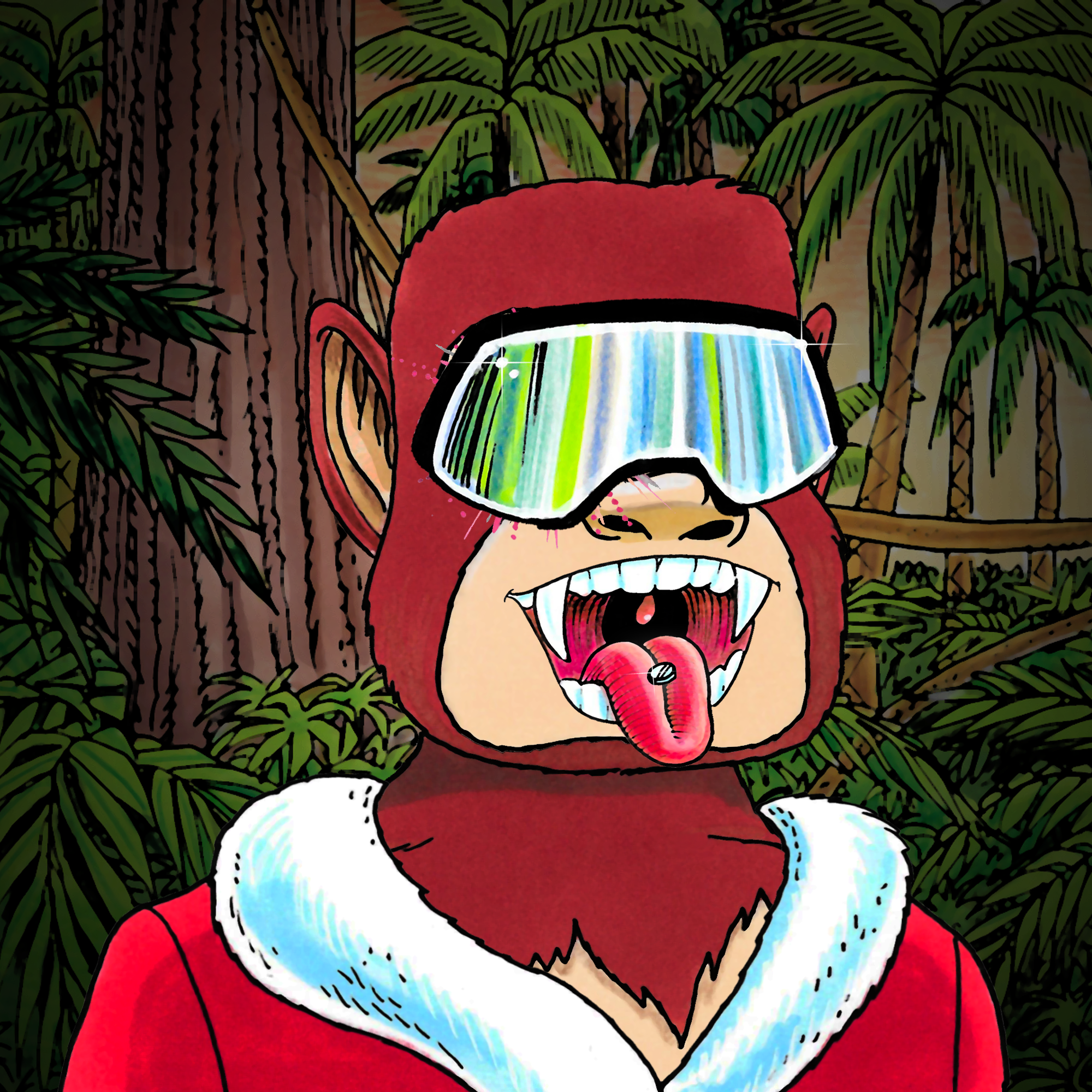 George Trosley - Jungle Freaks - Jungle Freak 3013 - NFT # 3013