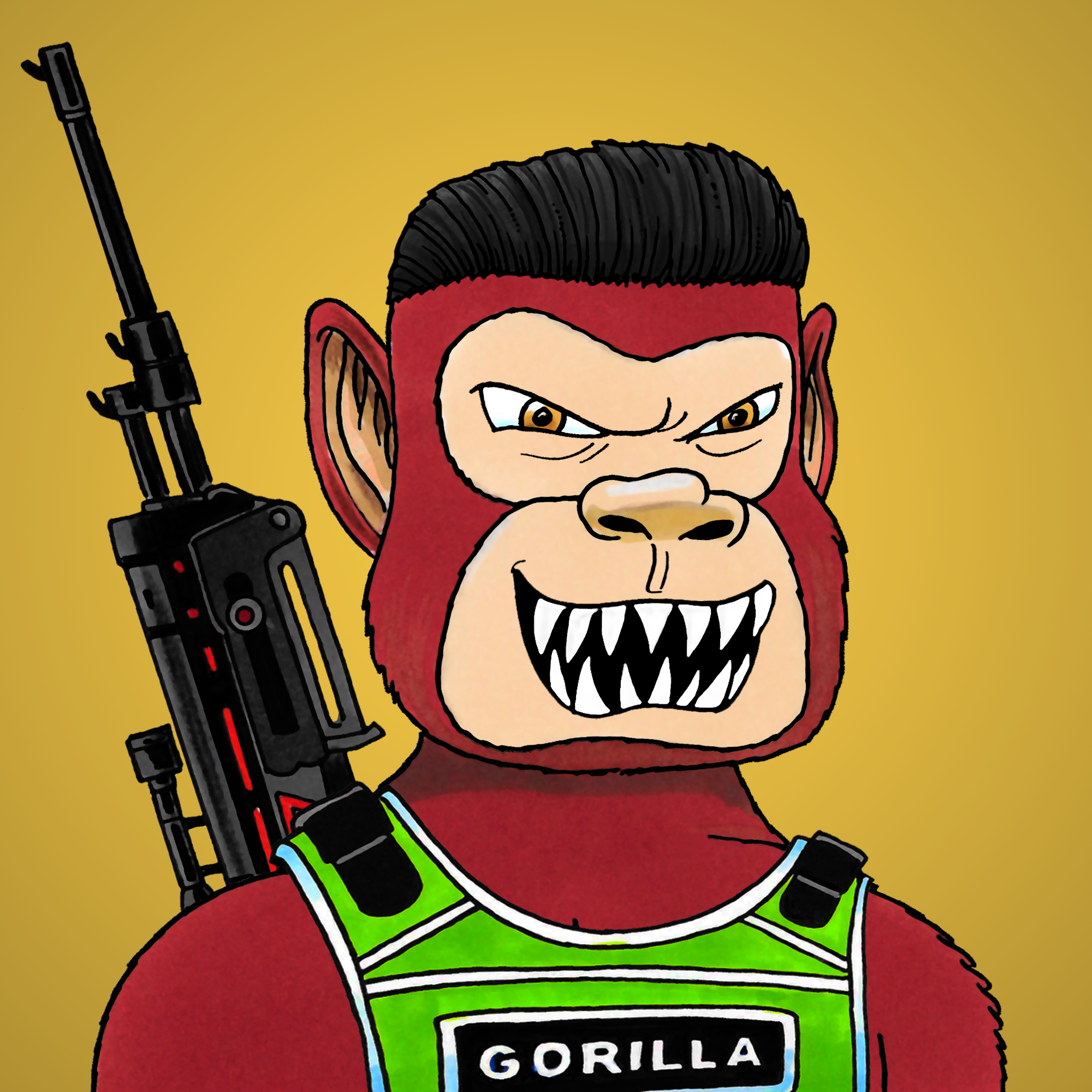 George Trosley - Jungle Freaks - Jungle Freak 302 - NFT # 302