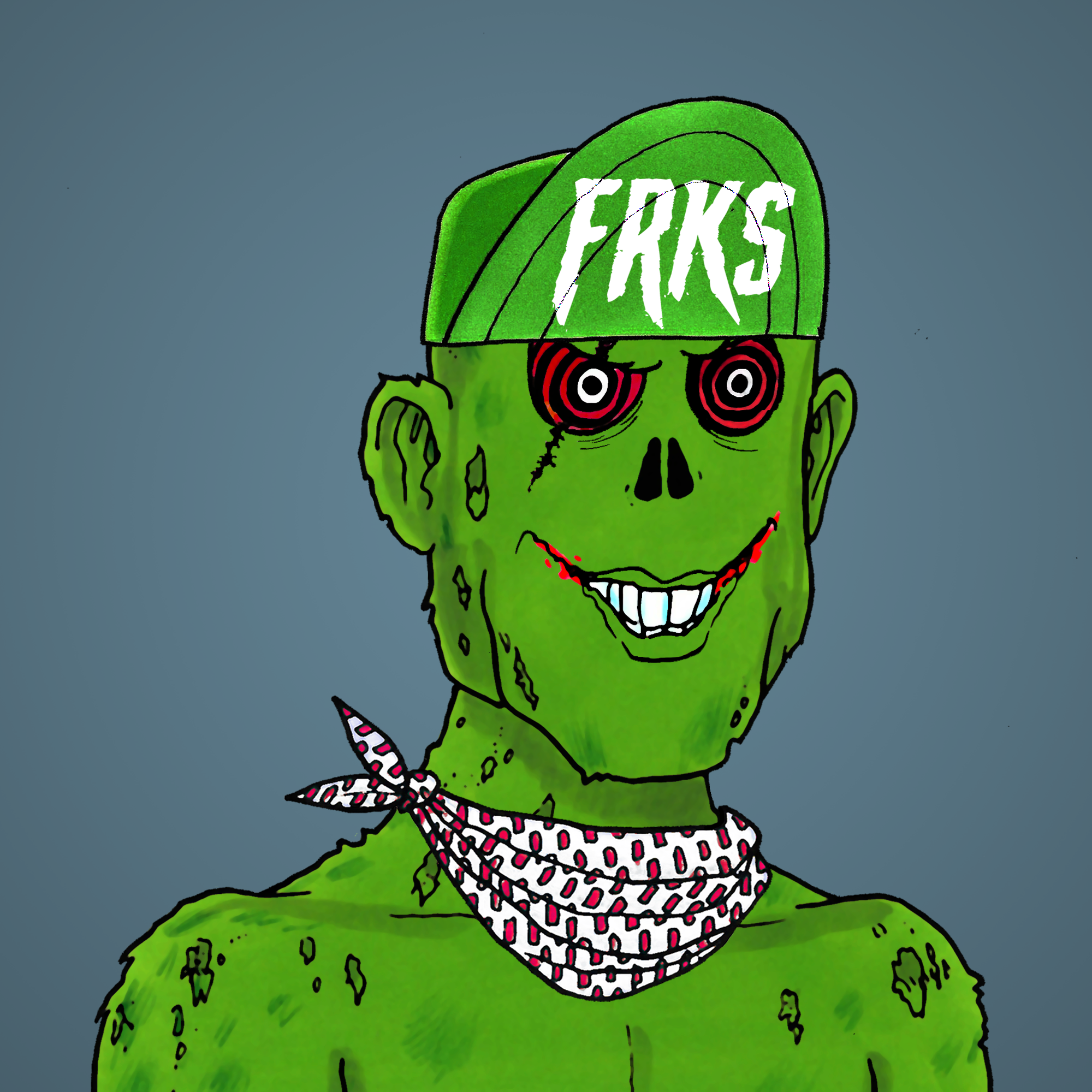 George Trosley - Jungle Freaks - Jungle Freak 3032 - NFT # 3032