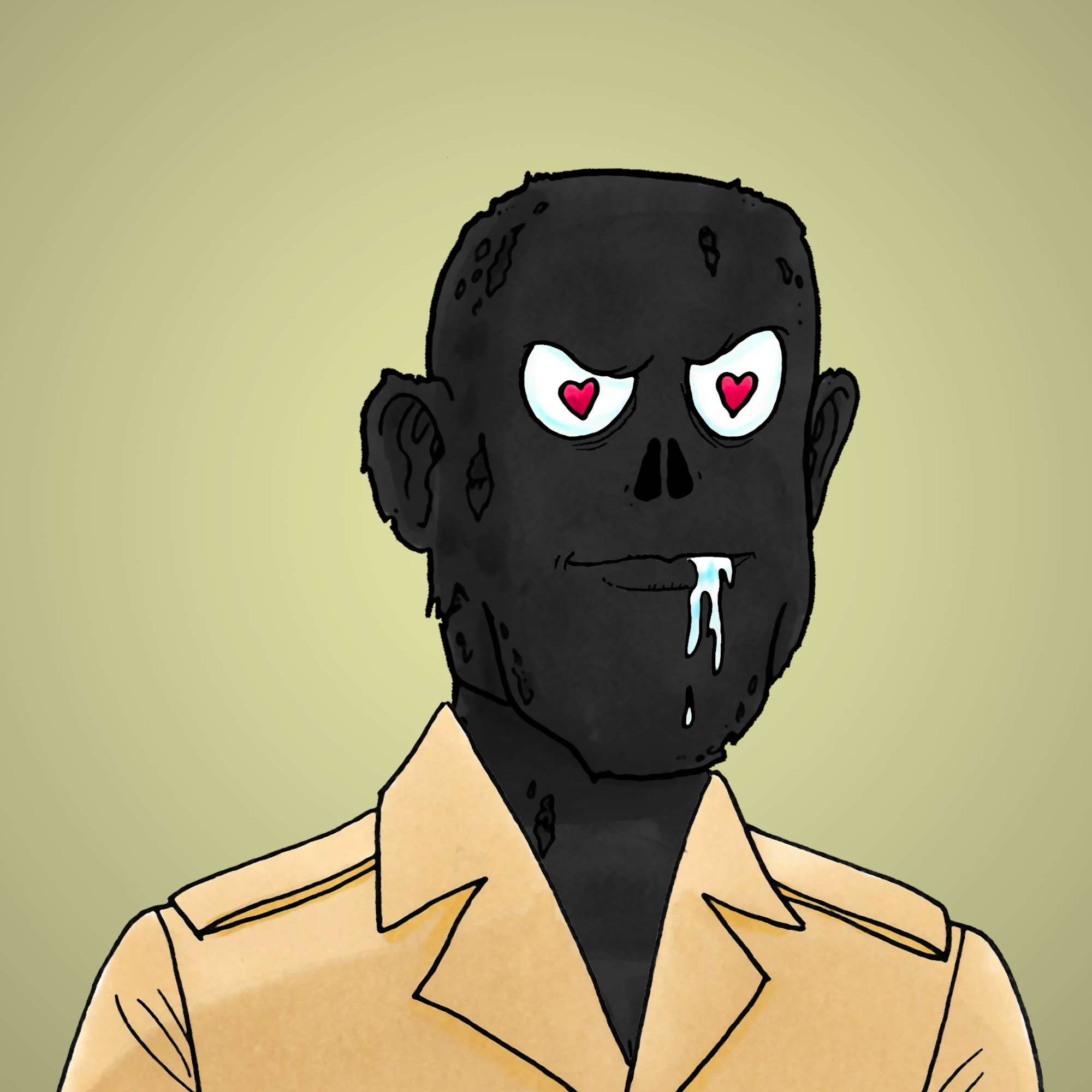 George Trosley - Jungle Freaks - Jungle Freak 3037 - NFT # 3037