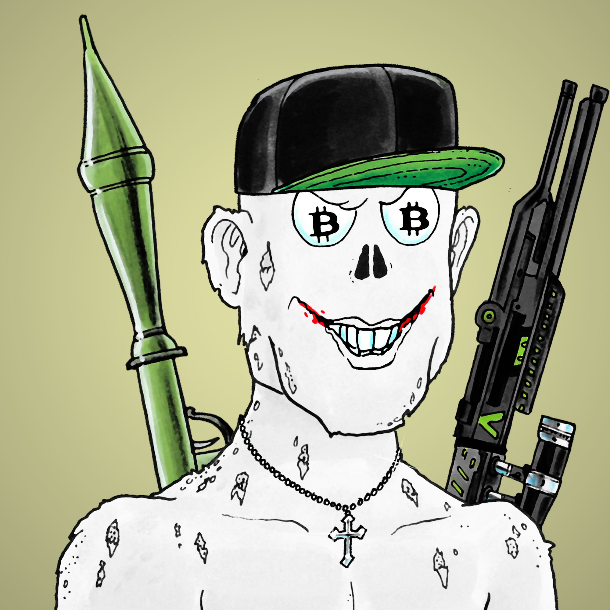 George Trosley - Jungle Freaks - Jungle Freak 3039 - NFT # 3039