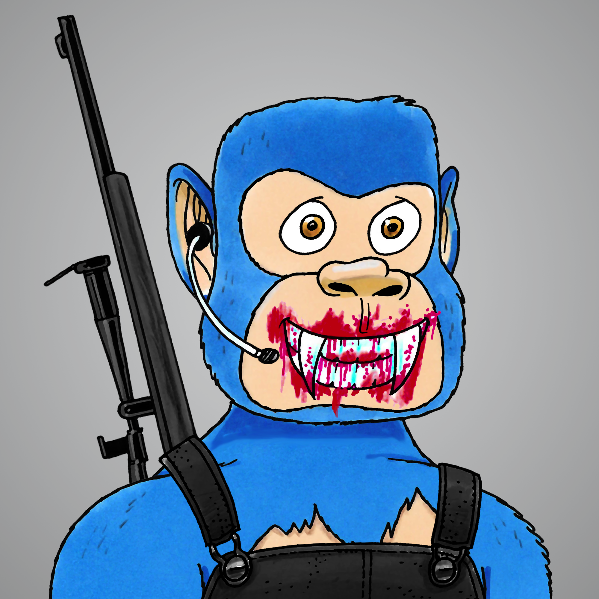 George Trosley - Jungle Freaks - Jungle Freak 304 - NFT # 304