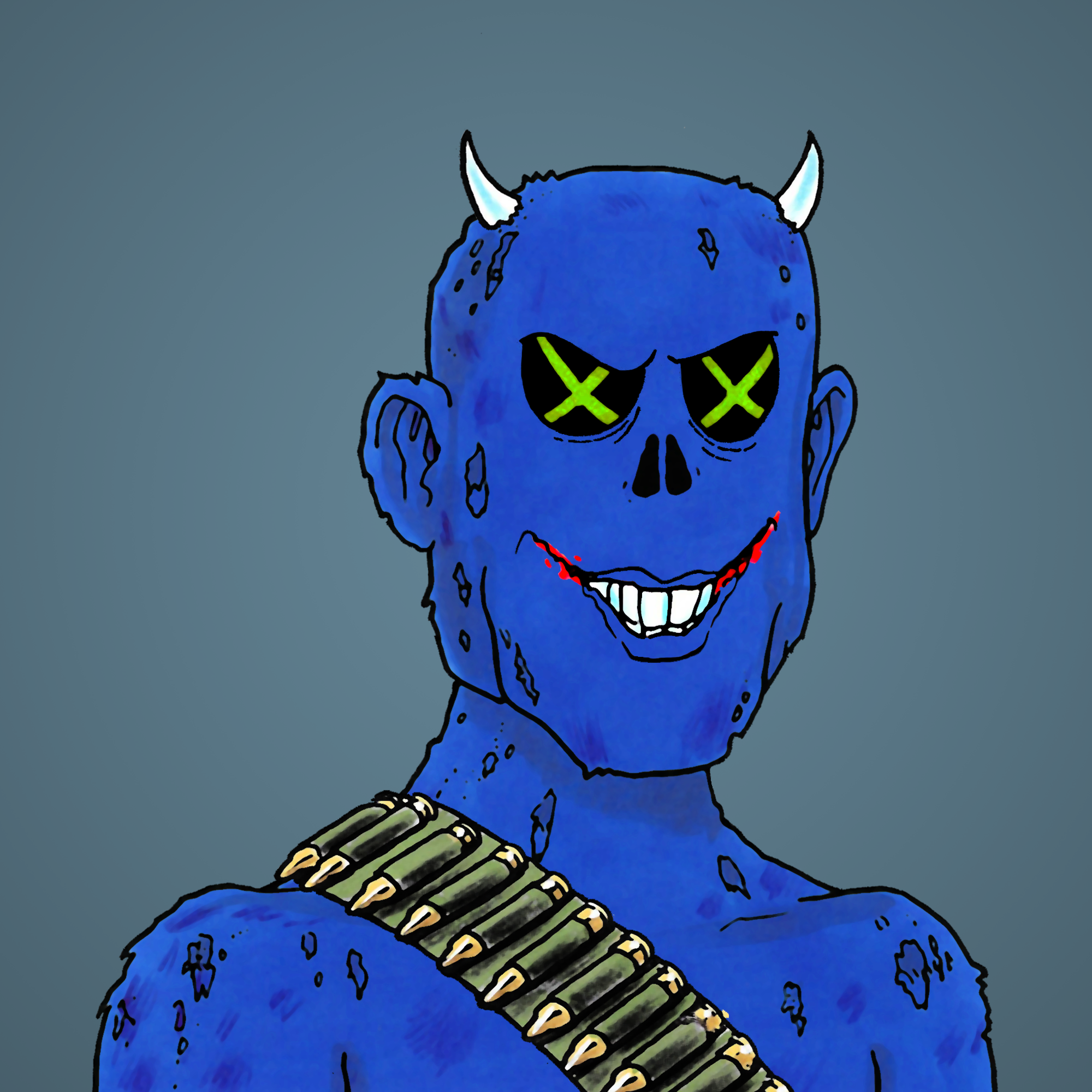 George Trosley - Jungle Freaks - Jungle Freak 3044 - NFT # 3044