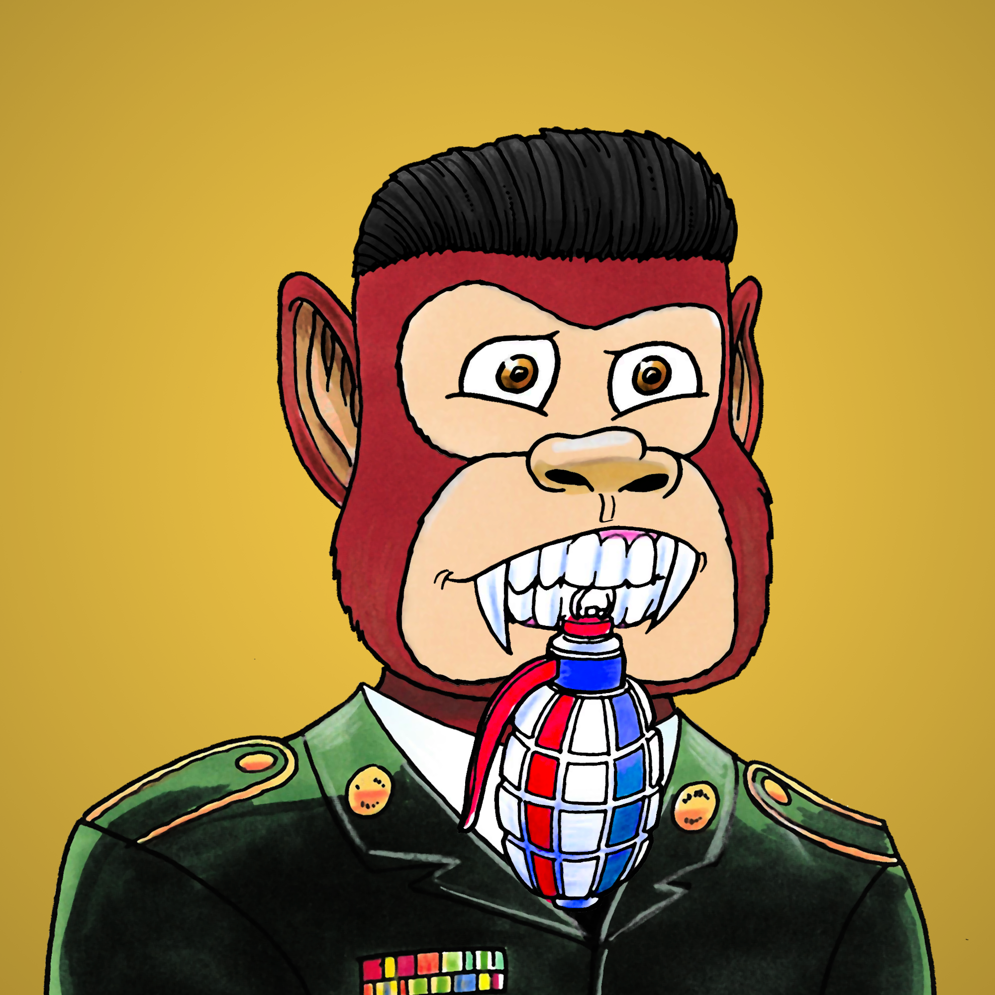 George Trosley - Jungle Freaks - Jungle Freak 3052 - NFT # 3052