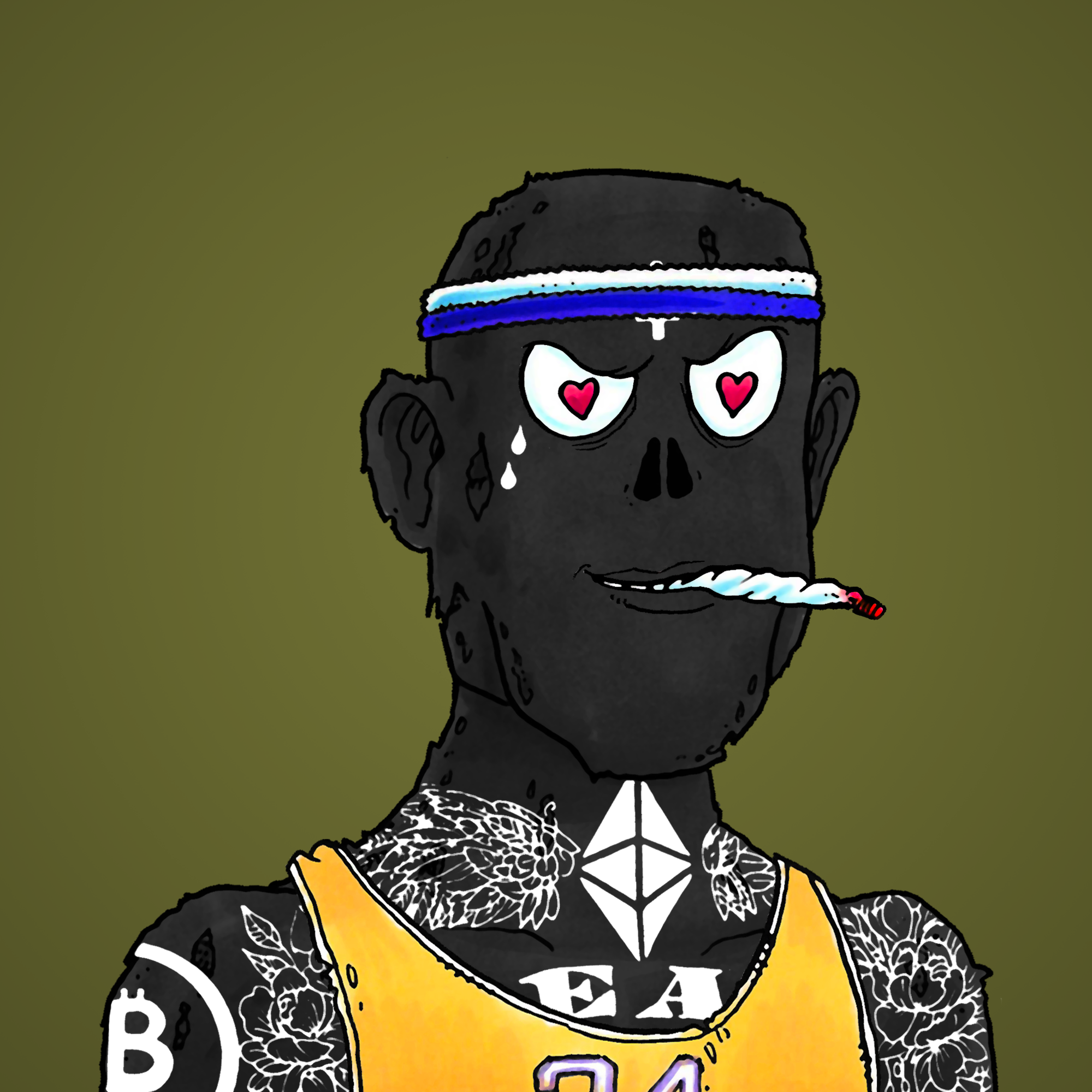 George Trosley - Jungle Freaks - Jungle Freak 3056 - NFT # 3056