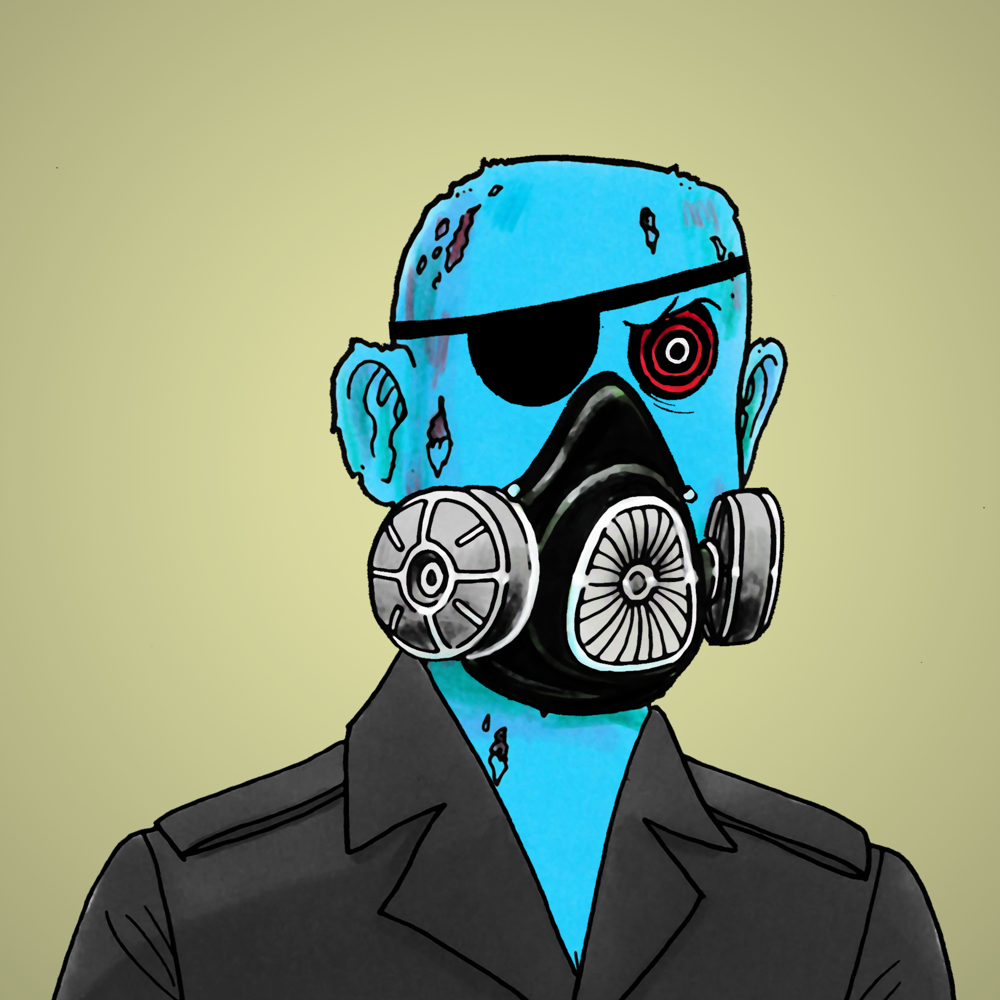 George Trosley - Jungle Freaks - Jungle Freak 3058 - NFT # 3058