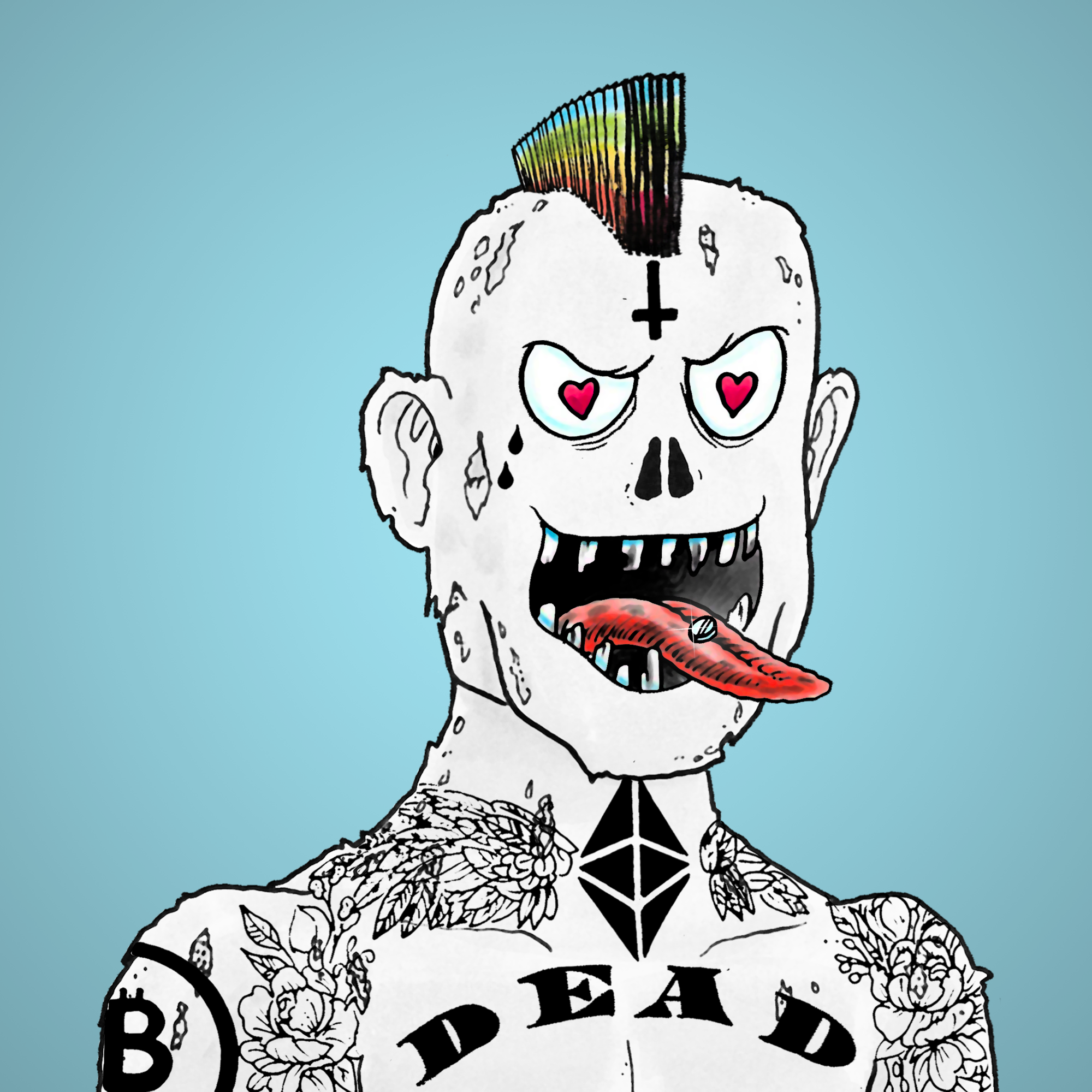 George Trosley - Jungle Freaks - Jungle Freak 3059 - NFT # 3059