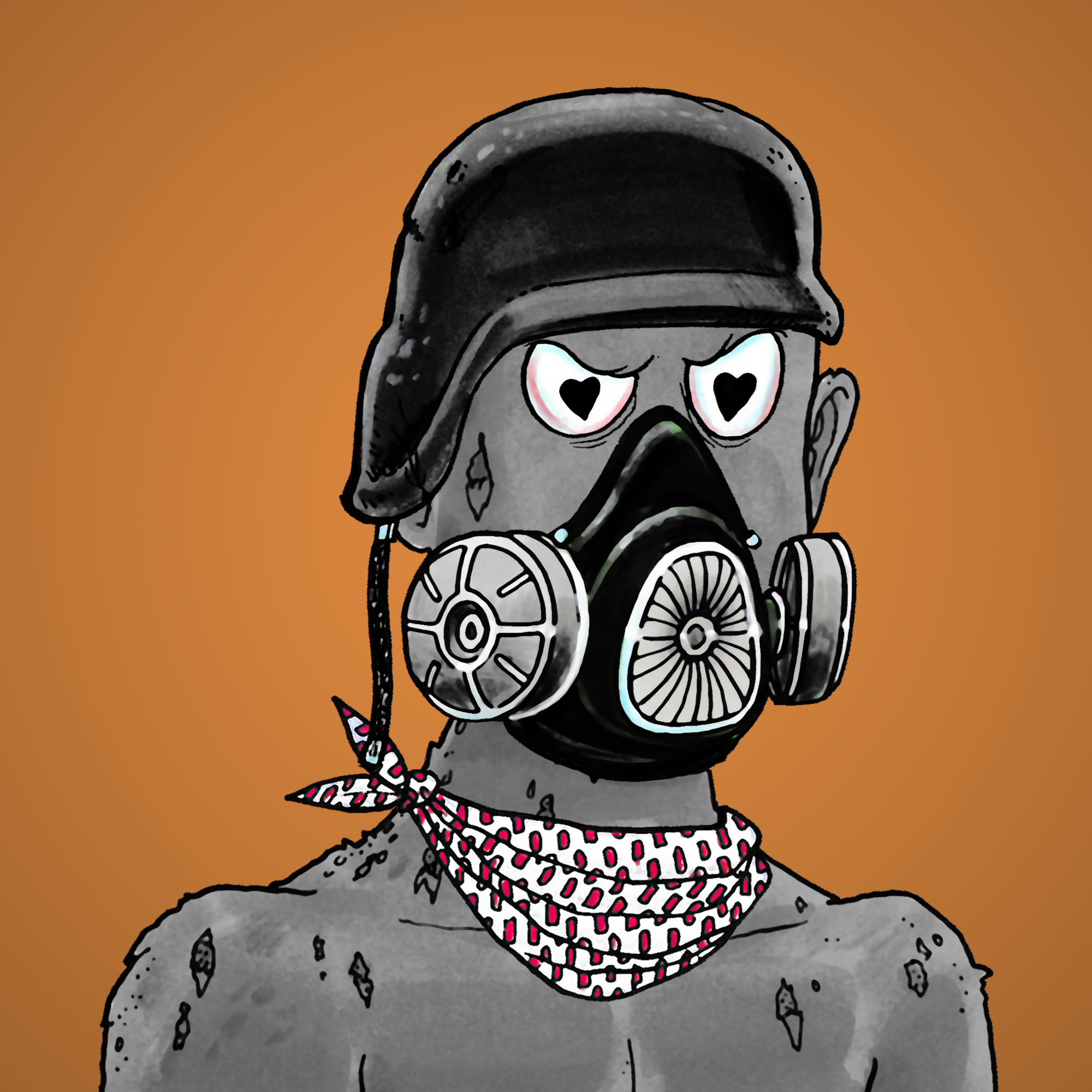 George Trosley - Jungle Freaks - Jungle Freak 3064 - NFT # 3064