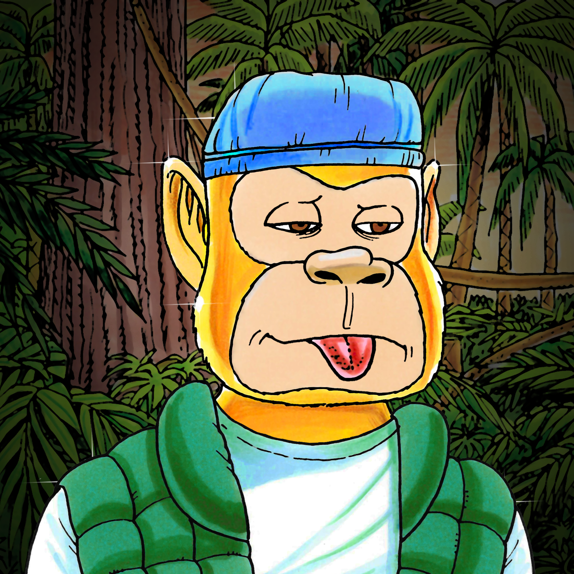 George Trosley - Jungle Freaks - Jungle Freak 307 - NFT # 307