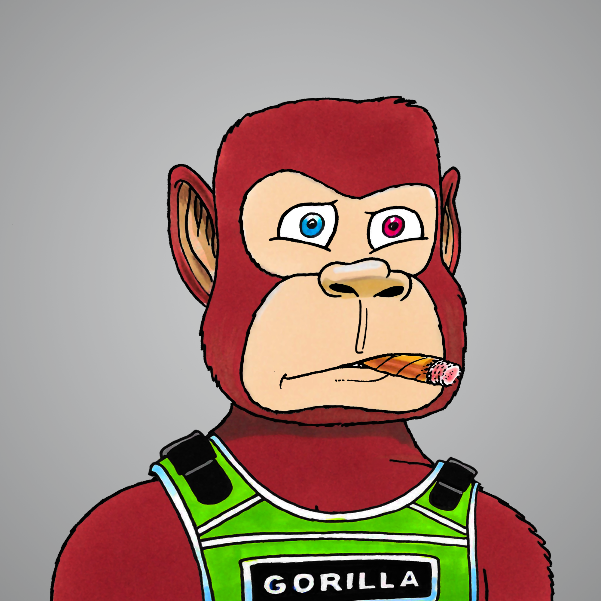 George Trosley - Jungle Freaks - Jungle Freak 3072 - NFT # 3072