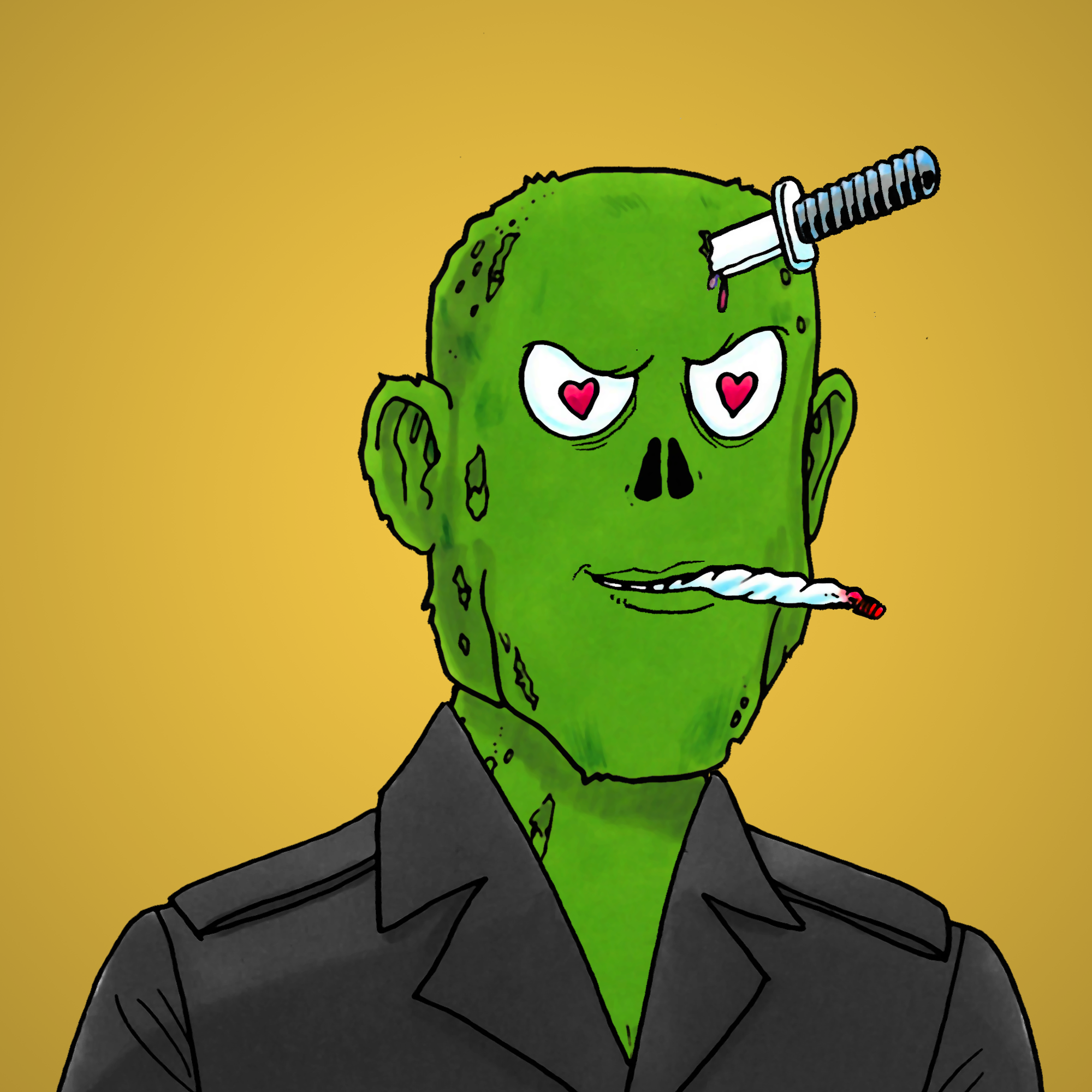 George Trosley - Jungle Freaks - Jungle Freak 3076 - NFT # 3076