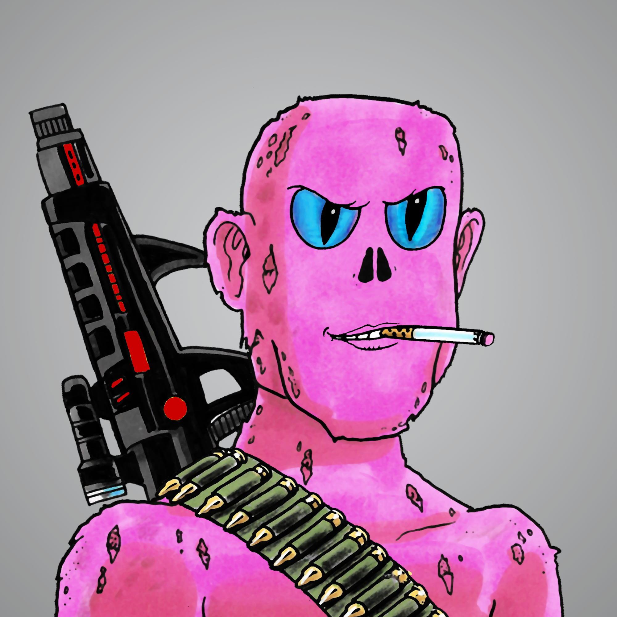 George Trosley - Jungle Freaks - Jungle Freak 3081 - NFT # 3081