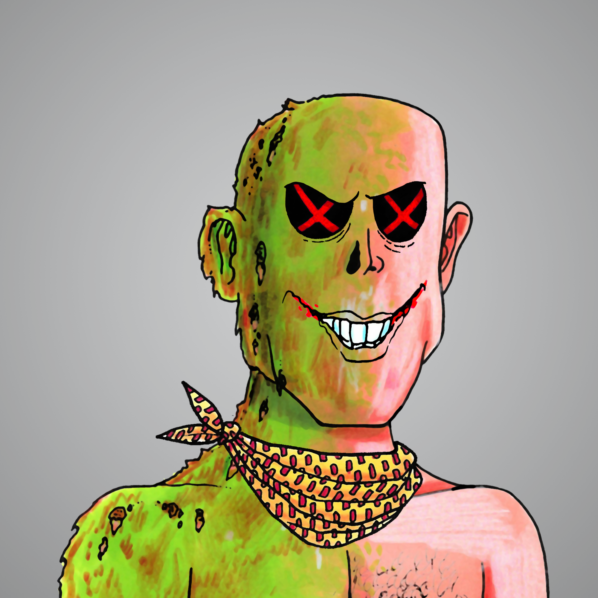 George Trosley - Jungle Freaks - Jungle Freak 3088 - NFT # 3088