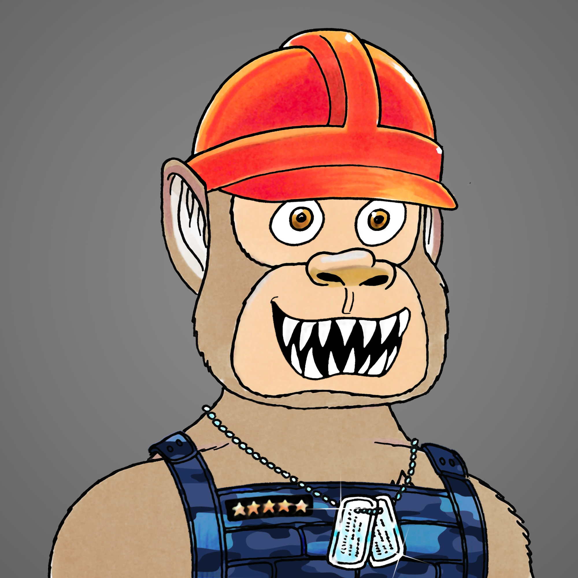 George Trosley - Jungle Freaks - Jungle Freak 3090 - NFT # 3090